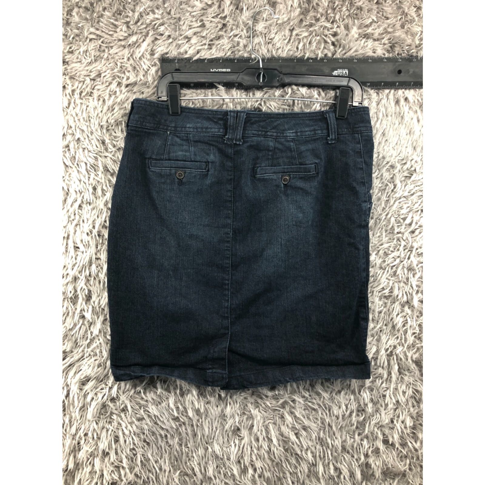 Vintage Sonoma Denim Skirt Womens Size 8 Blue Jean Straight & Pencil Midi Regular Daywear Casual Size 30" / US 8 / IT 44 - 6 Thumbnail