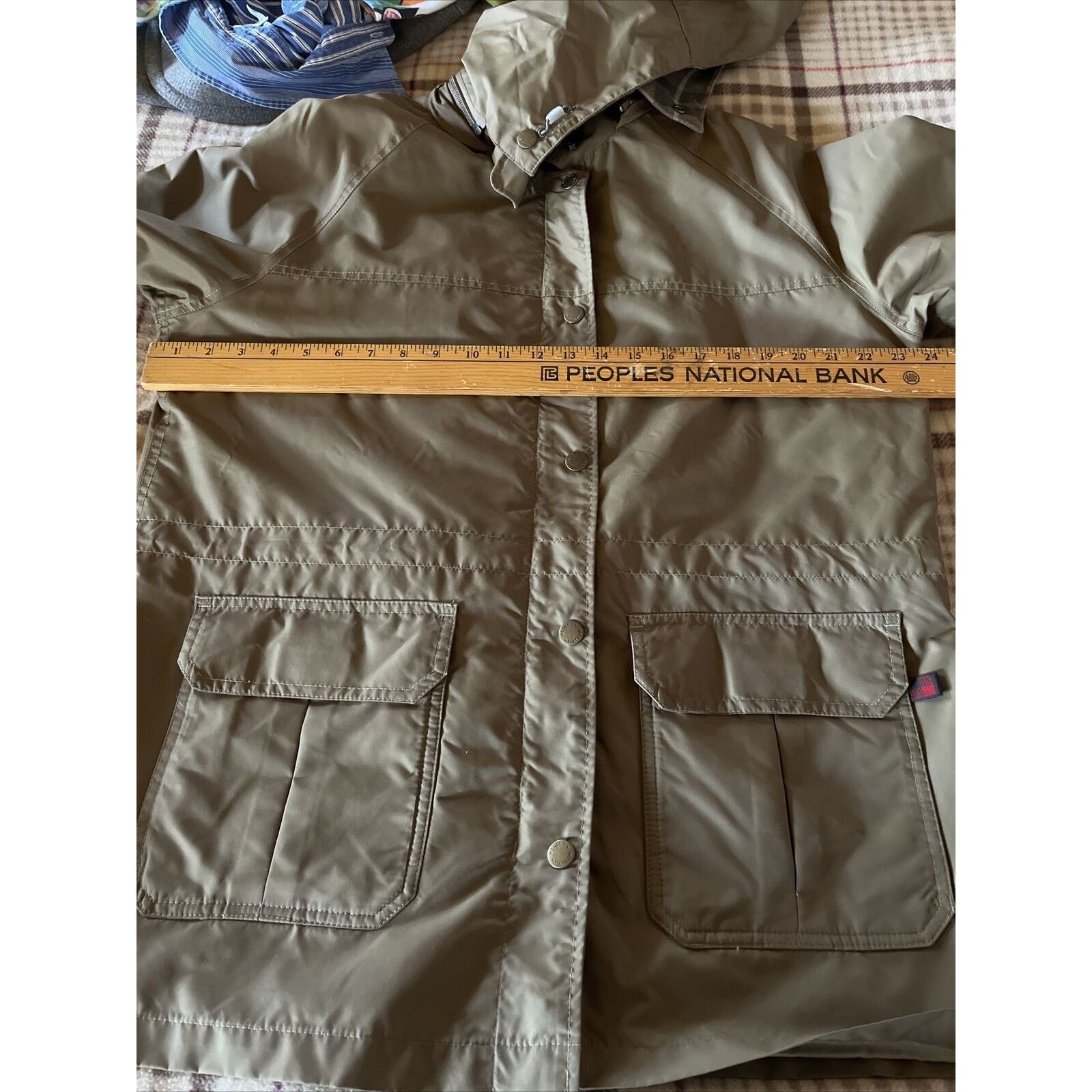 Woolrich Woolen Mills Woolrich Women L Brown Long Sleeve Full Zip Wool Line Jacket Size L / US 10 / IT 46 - 19 Thumbnail