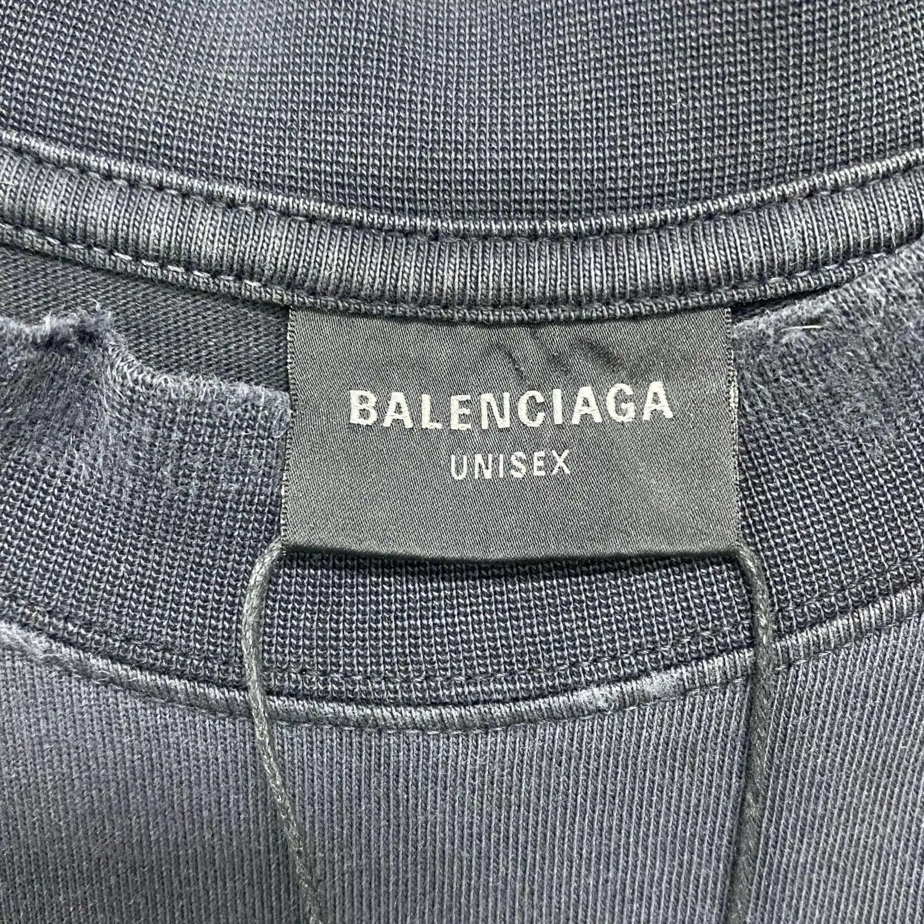 Balenciaga Balenciaga Statue of Liberty Distressed SS Tee S Size US S / EU 44-46 / 1 - 4 Thumbnail