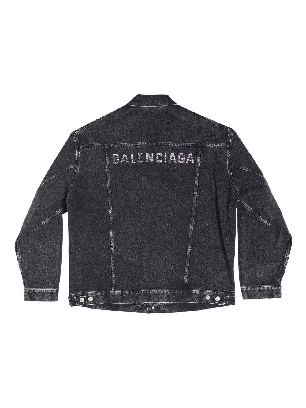Balenciaga o1bcso1str0125 Strass Jacket in Black Size US S / EU 44-46 / 1 - 2 Thumbnail