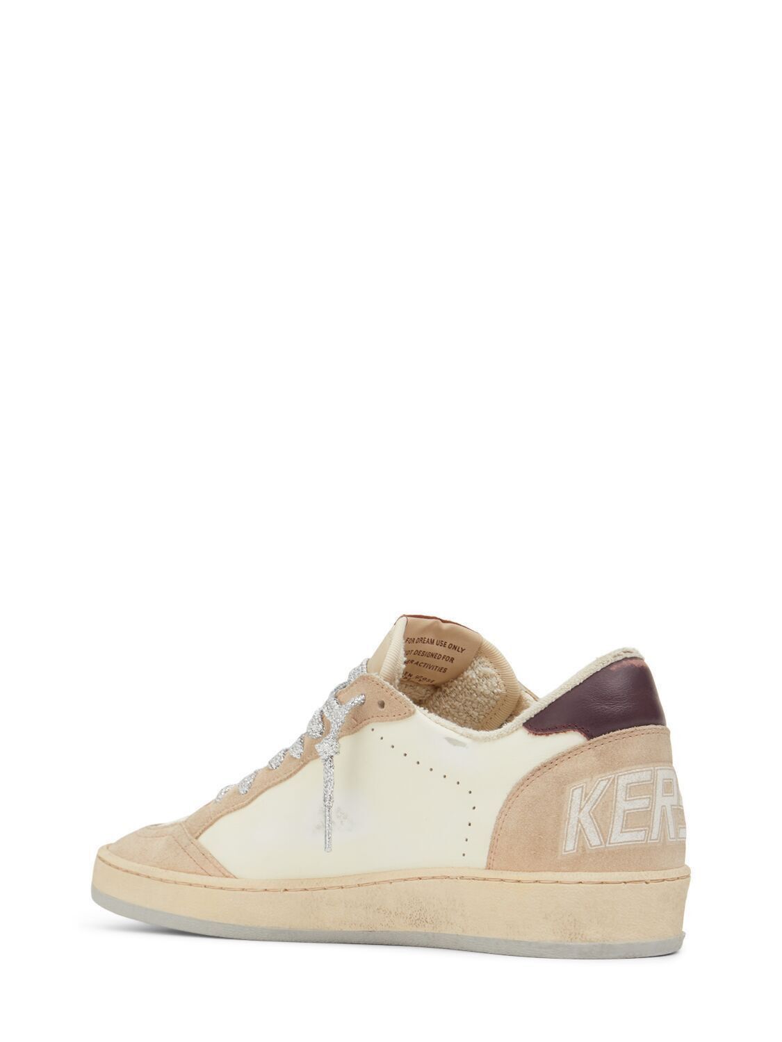 Golden Goose Ball Star Women's White/Purple Sneakers New
