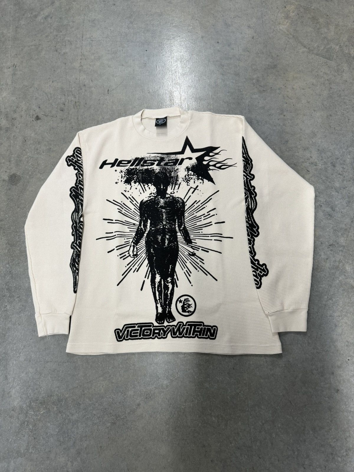 HELLSTAR Hellstar Thermal L/S Cream Size Small | Grailed