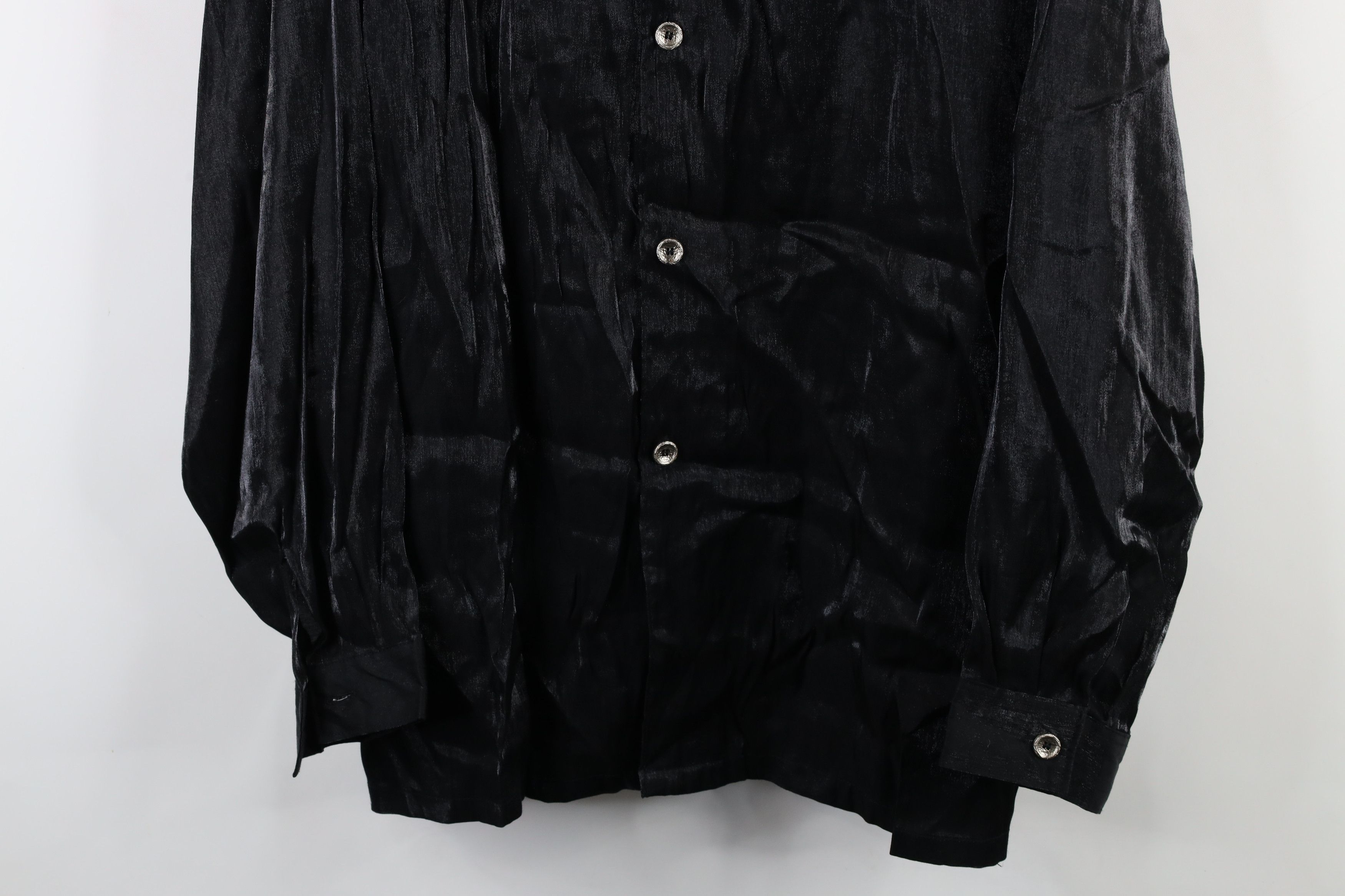 Vintage Vintage 90s Streetwear Disco Dance Collared Button Shirt Size US L / EU 52-54 / 3 - 3 Thumbnail