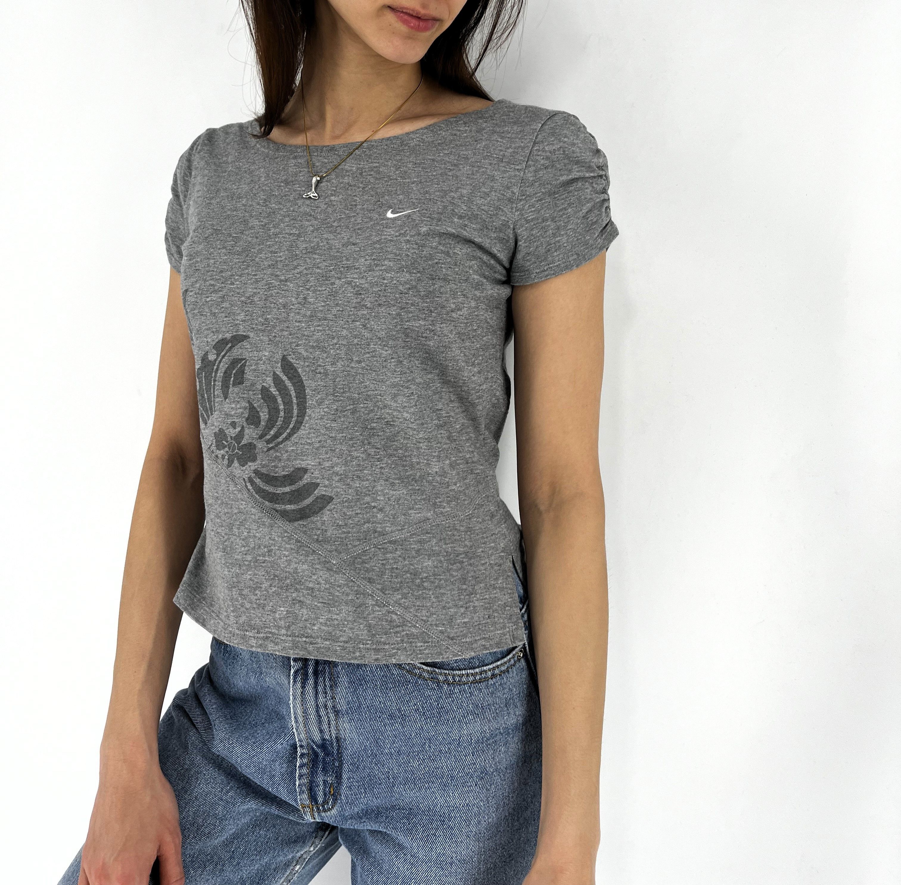 Nike Vintage 90s Nike Big Logo Faded T-shirt Streetwear Style Size M / US 6-8 / IT 42-44 - 5 Thumbnail