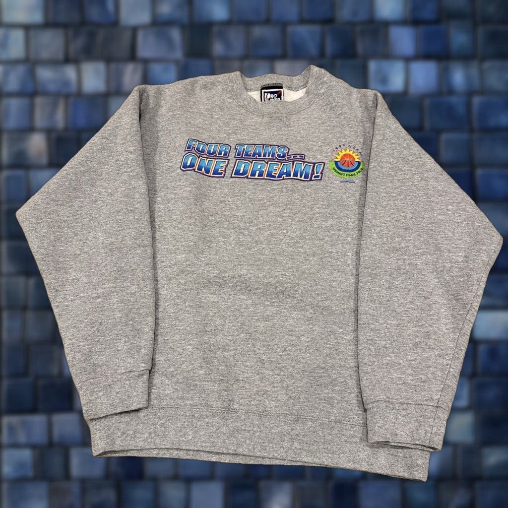 Vintage VINTAGE 90s Womens College Basketball Sweatshirt 1999 Mens Large Gray Ladies Mens L Pullover Sweatshirt Basketball Size L / US 10 / IT 46 - 1 Thumbnail