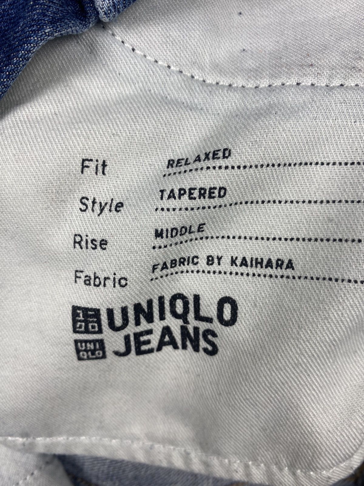 Christophe Lemaire × Japanese Brand × Uniqlo Uniqlo Dark Blue Indigo Jeans Denim Pants Size US 33 - 13 Thumbnail
