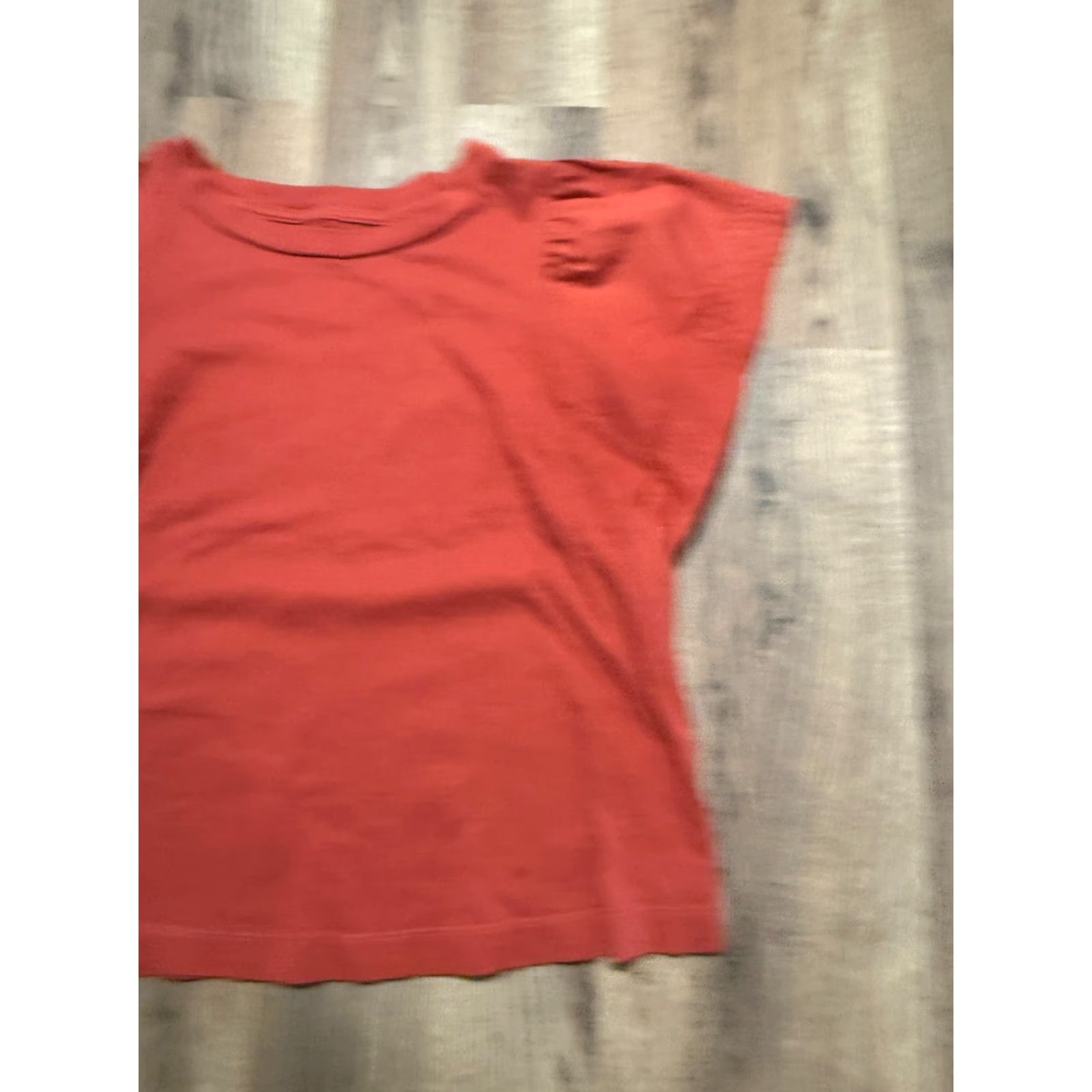 Old Navy Old Navy Blouse Women's Medium Orange Short Sleeve Shirt Flared Casual Modern Basic Size M / US 6-8 / IT 42-44 - 4 Thumbnail