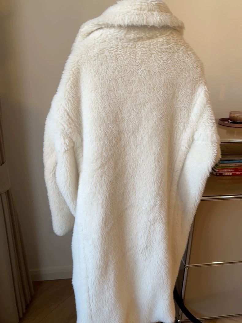 Max Mara Max Mara White Teddy Coat Size XS / US 0-2 / IT 36-38 - 4 Thumbnail