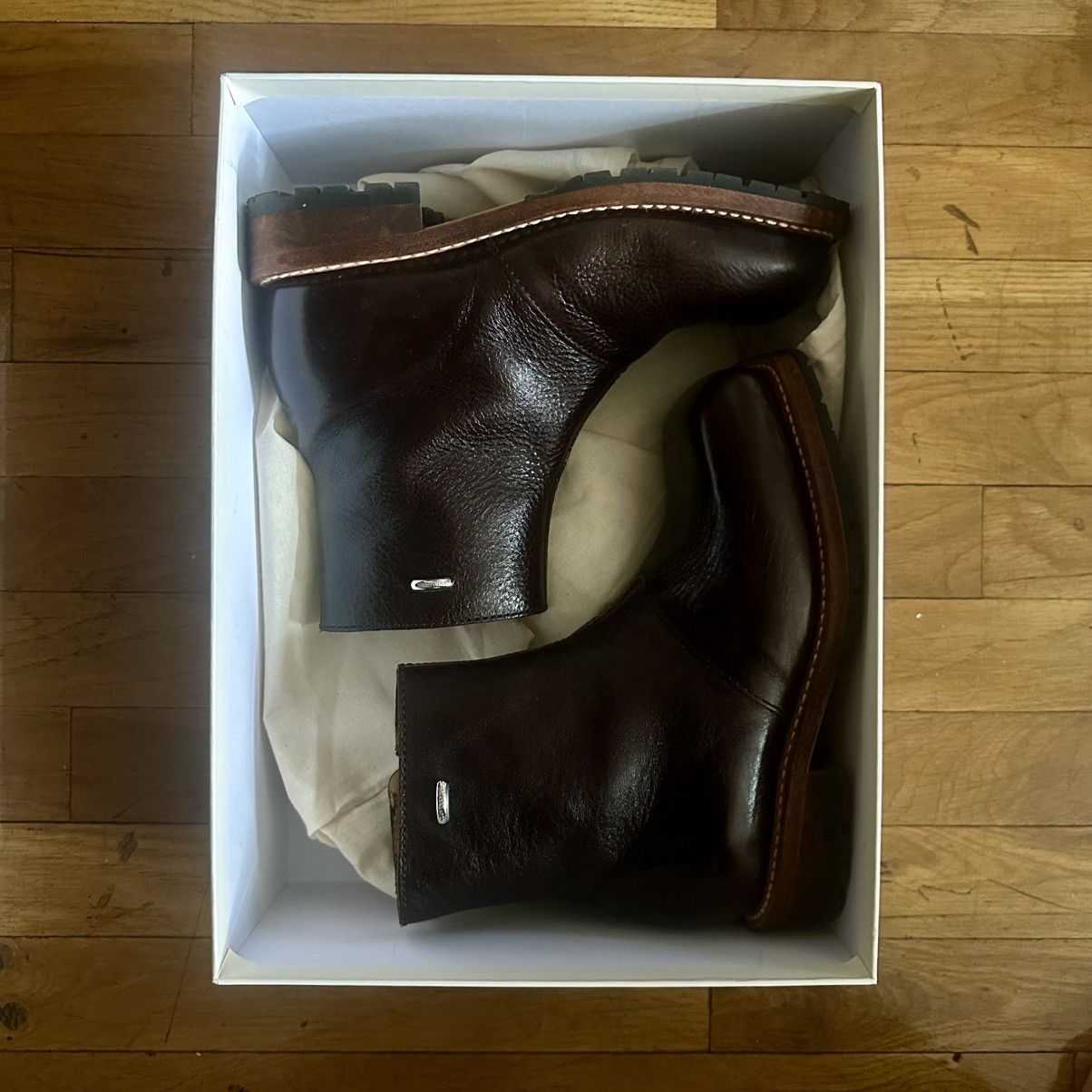 Our Legacy Our Legacy Quest Boot Maduro Brown Cattle Hide | Grailed