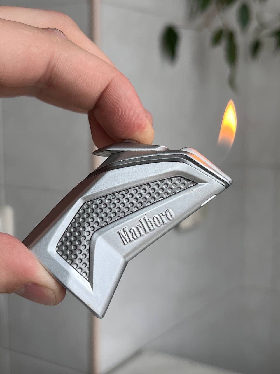 Marlboro × Vintage Y2K ELEGANCE MARLBORO GEOMETRIC METAL PUNK ROCK LIGHTER Size ONE SIZE - 6 Thumbnail