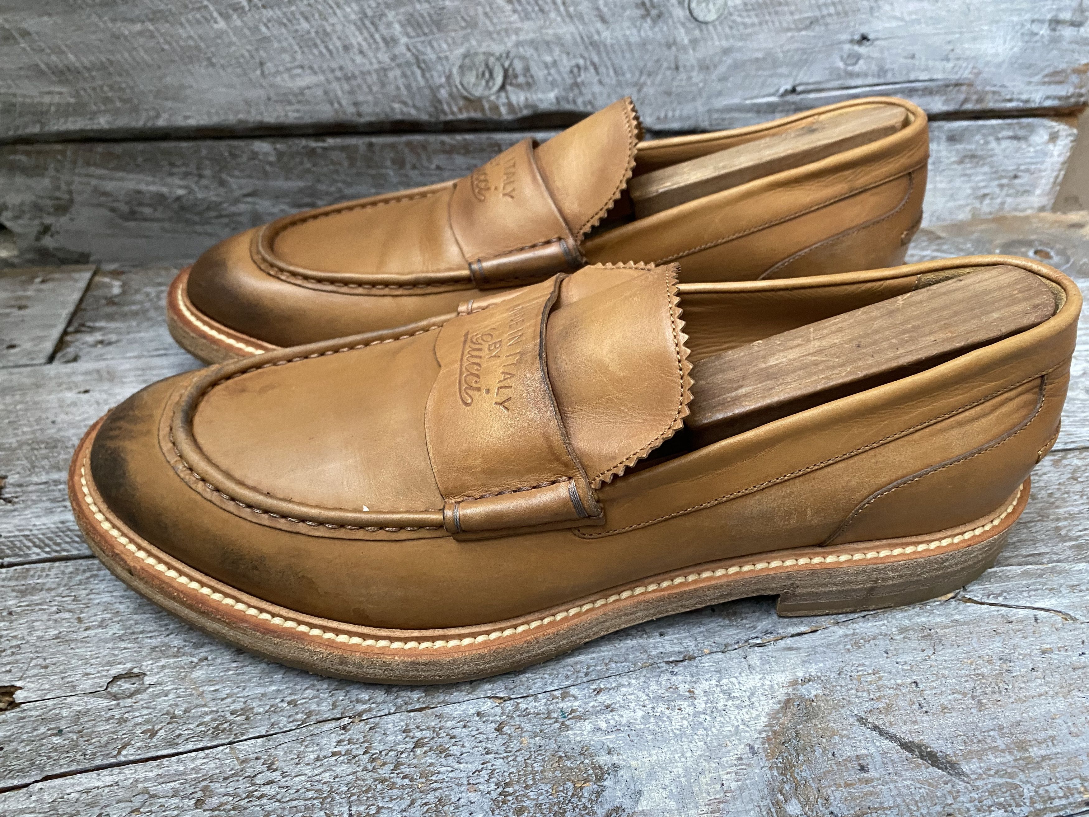 Gucci Gucci penny leather loafers uk 9 Size US 10 / EU 43 - 5 Thumbnail