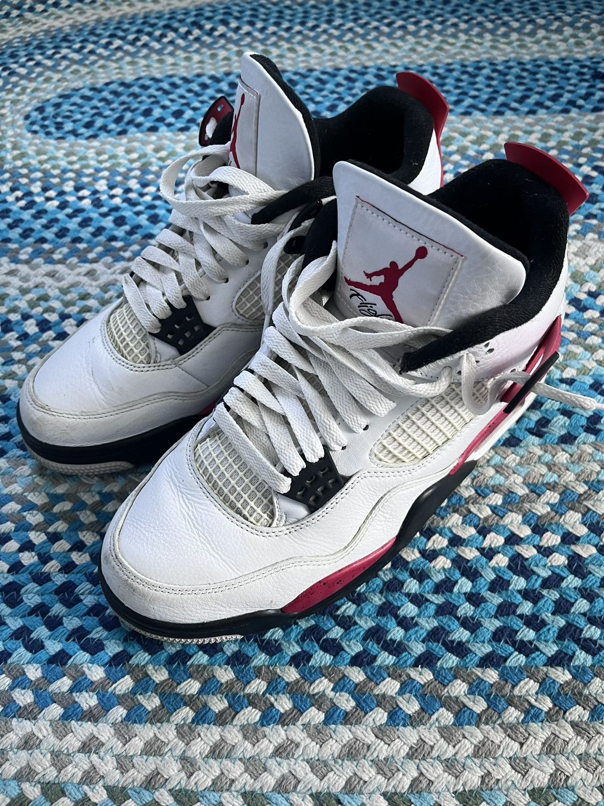 Nike Nike Jordan 4 Red Cement Size US 8.5 / EU 41-42 - 3 Thumbnail