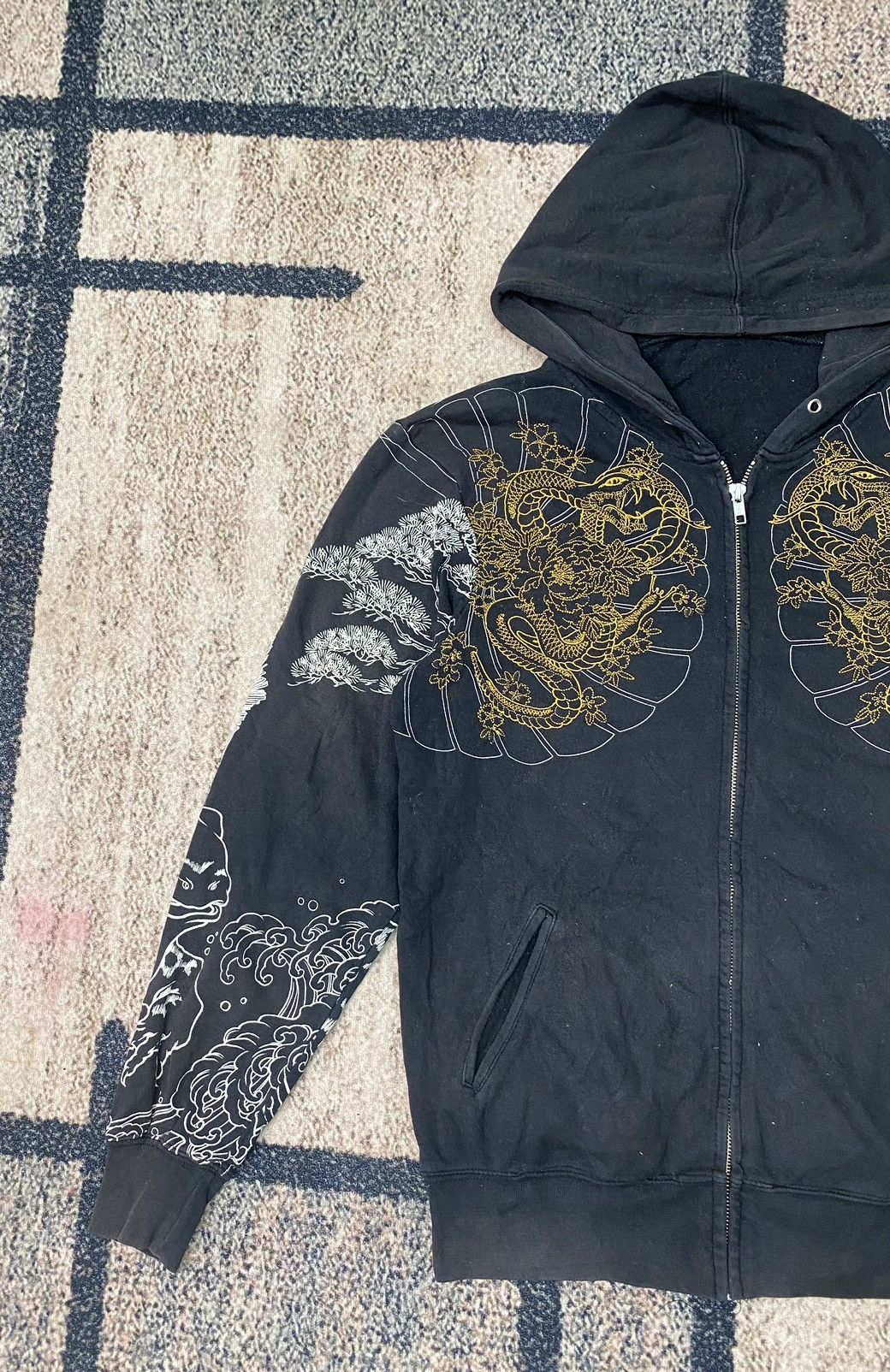 If Six Was Nine Rare! Japanese Warriors samurai Hoodies Size US M / EU 48-50 / 2 - 8 Thumbnail