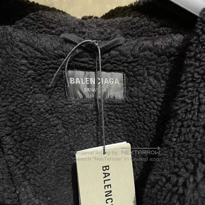 Balenciaga Balenciaga Ski series 3m reflective lamb fur warm-up jacke Size US XL / EU 56 / 4 - 3 Thumbnail