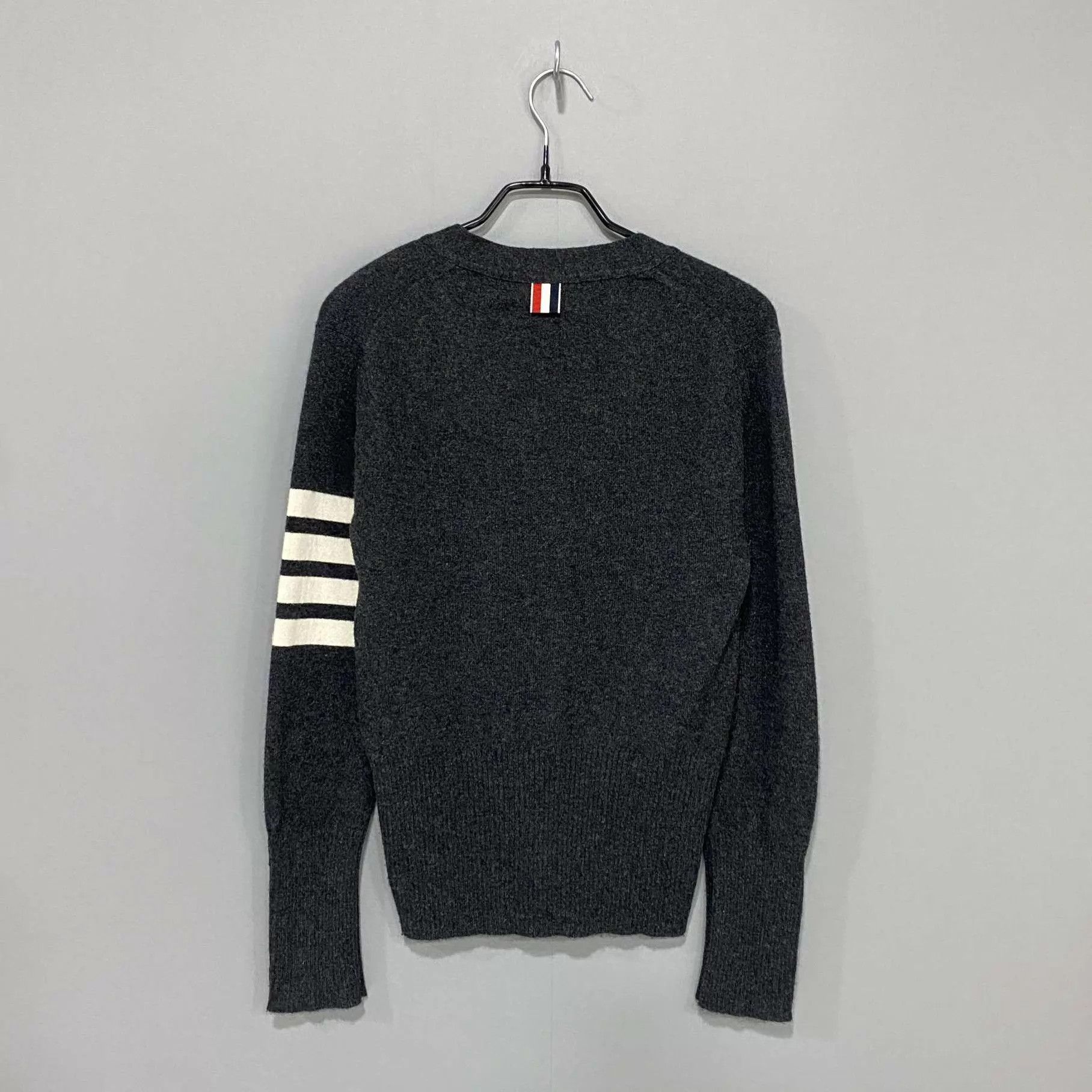 Thom Browne Thom Browne Deep Gray Cashmere Cardigan Size 40 Size S / US 4 / IT 40 - 3 Thumbnail