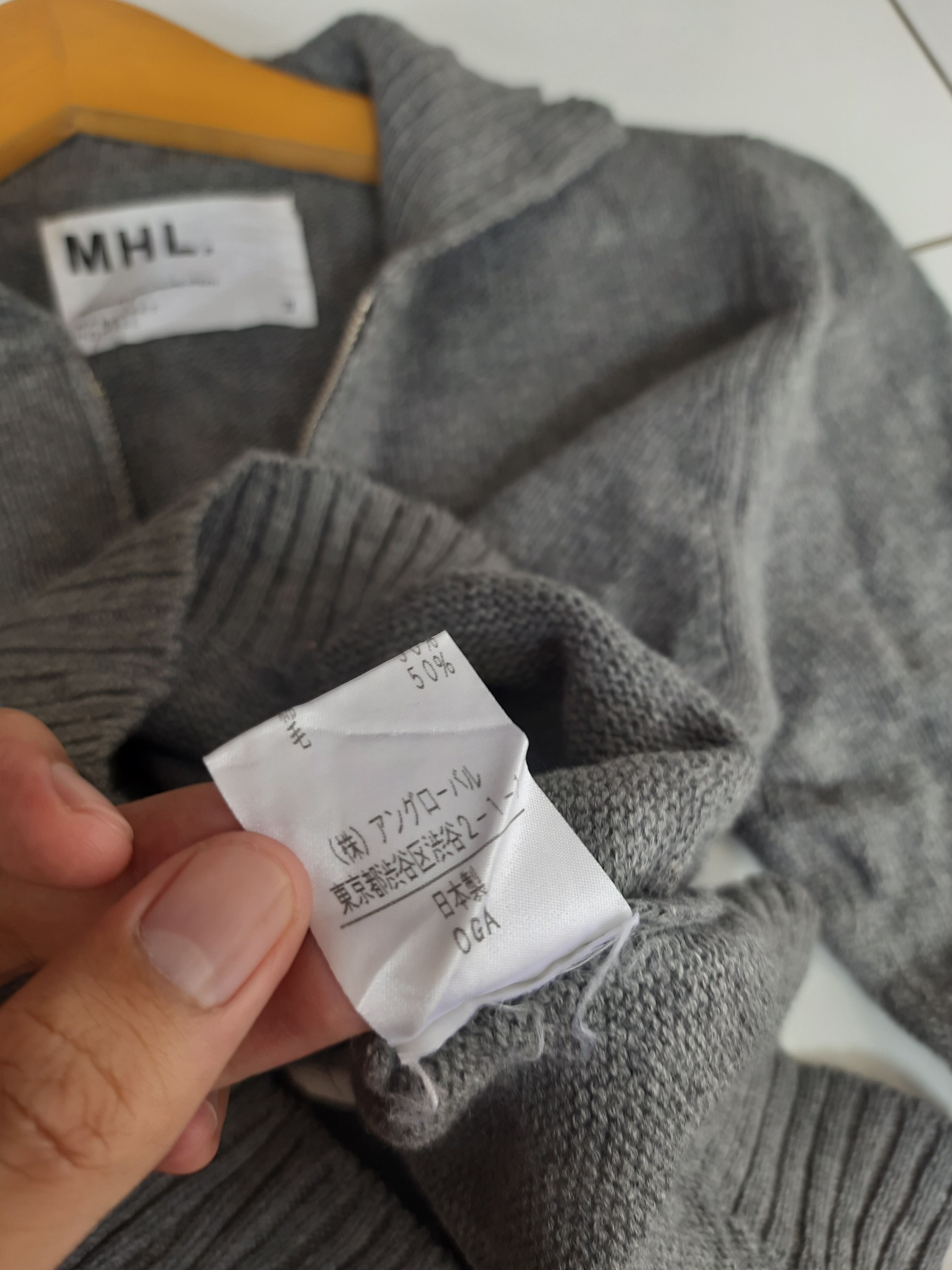Margaret Howell Mhl margareth howell crop halfzip knitwear sweater Size M / US 6-8 / IT 42-44 - 5 Thumbnail