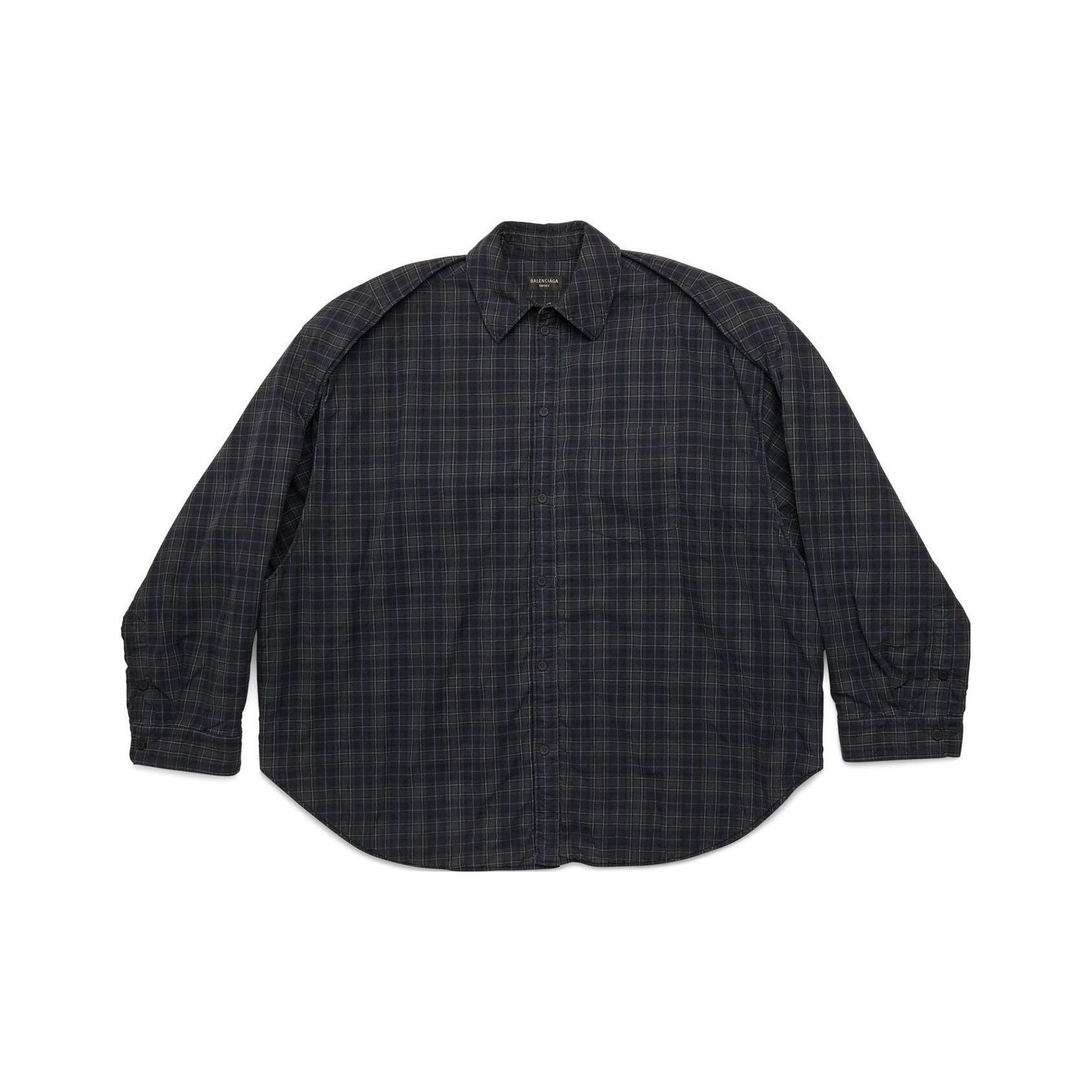 Balenciaga Balenciaga Plaid Button Up Shirt Size S Size US S / EU 44-46 / 1 - 1 Thumbnail