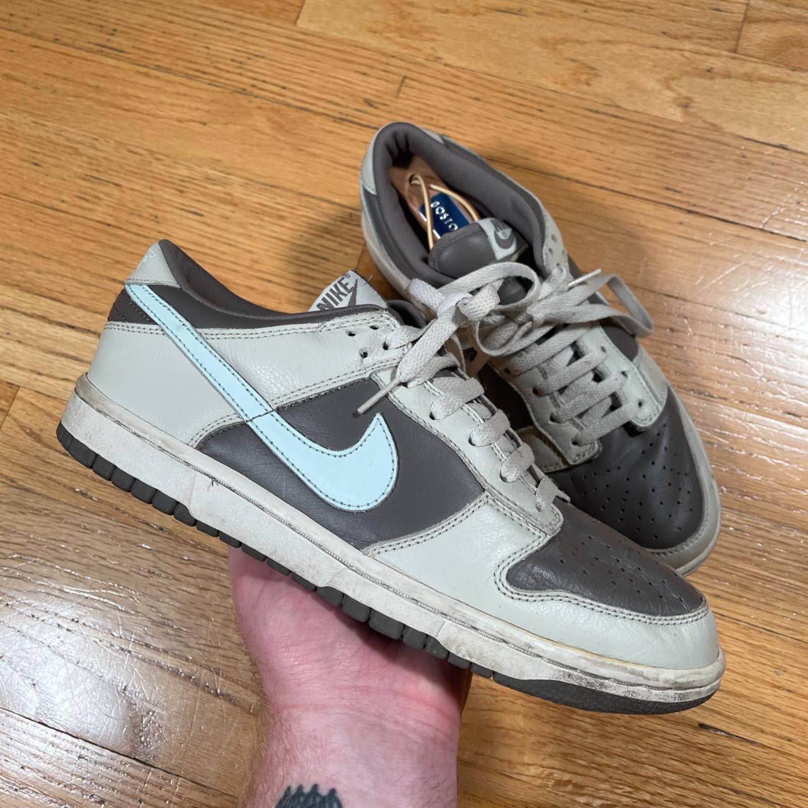 image of Nike Dunk Low Pro Twisted Prep 8.5 (624044-241) Glacier Clay Shoes in Grey, Men's