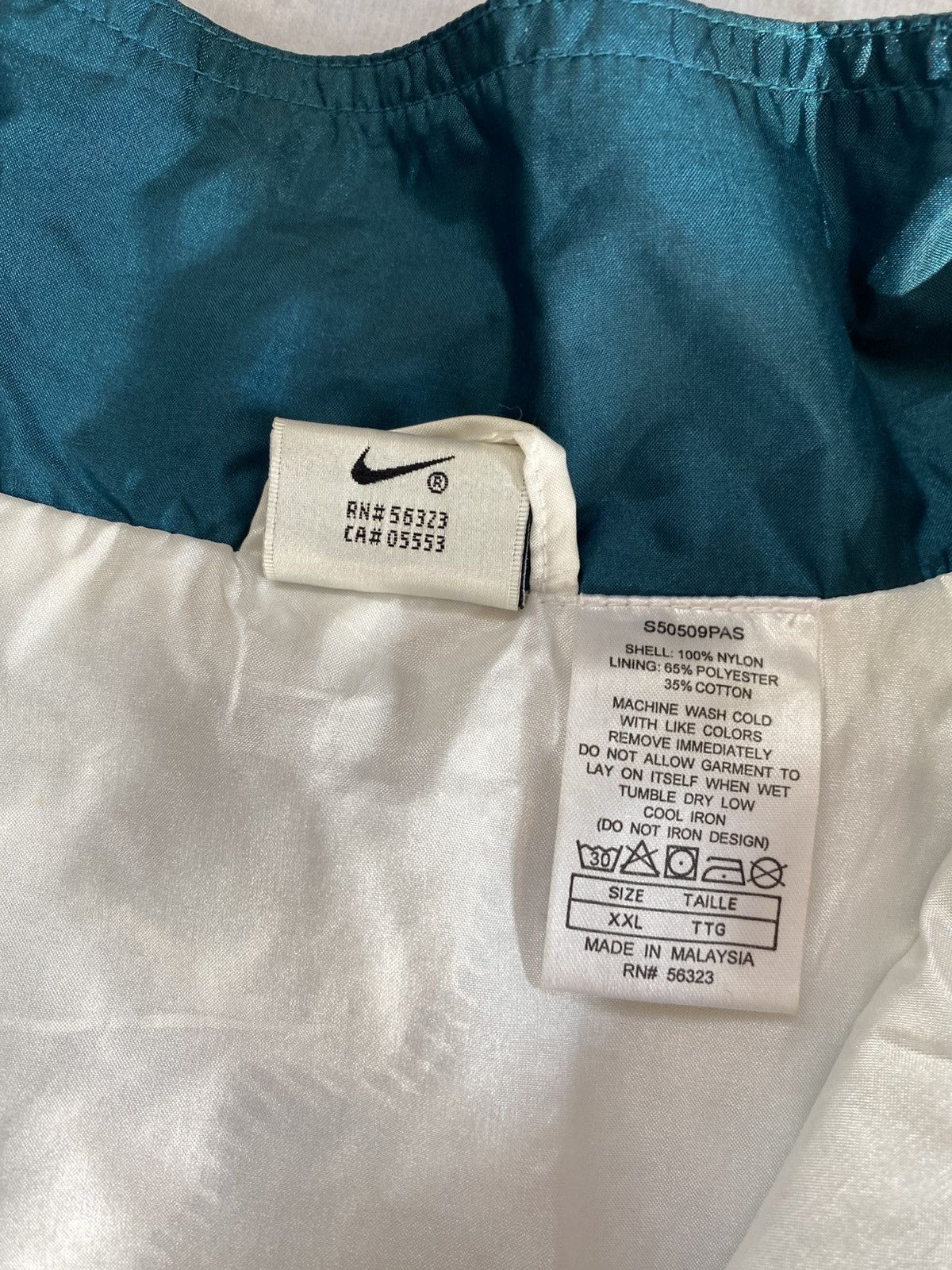Nike × Vintage Vintage Nike Nylon Track Jacket Size US XL / EU 56 / 4 - 7 Thumbnail