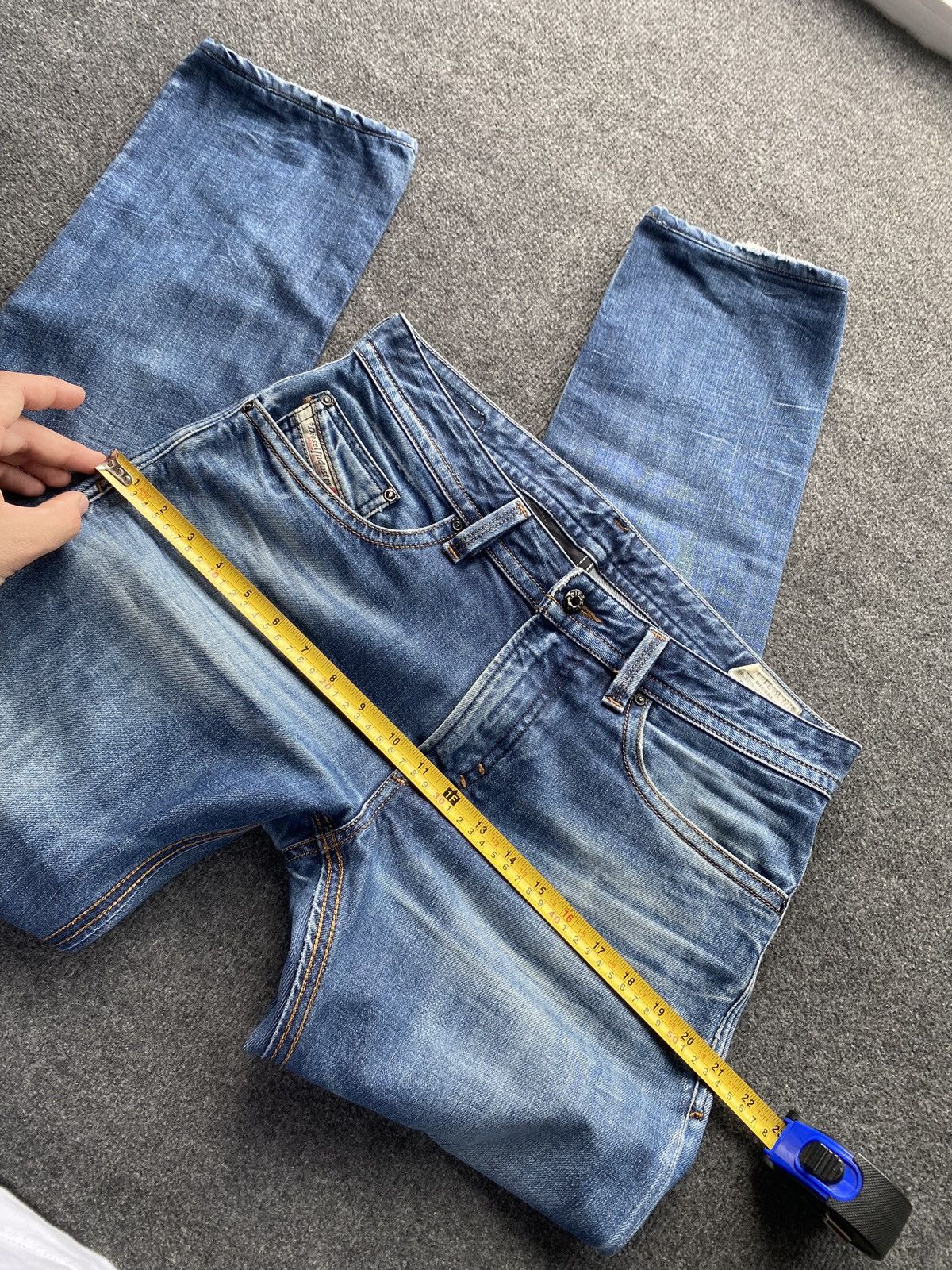 Diesel 🔥Opium Punk Diesel blue jeans thavar 31 mens Size US 31 - 10 Thumbnail