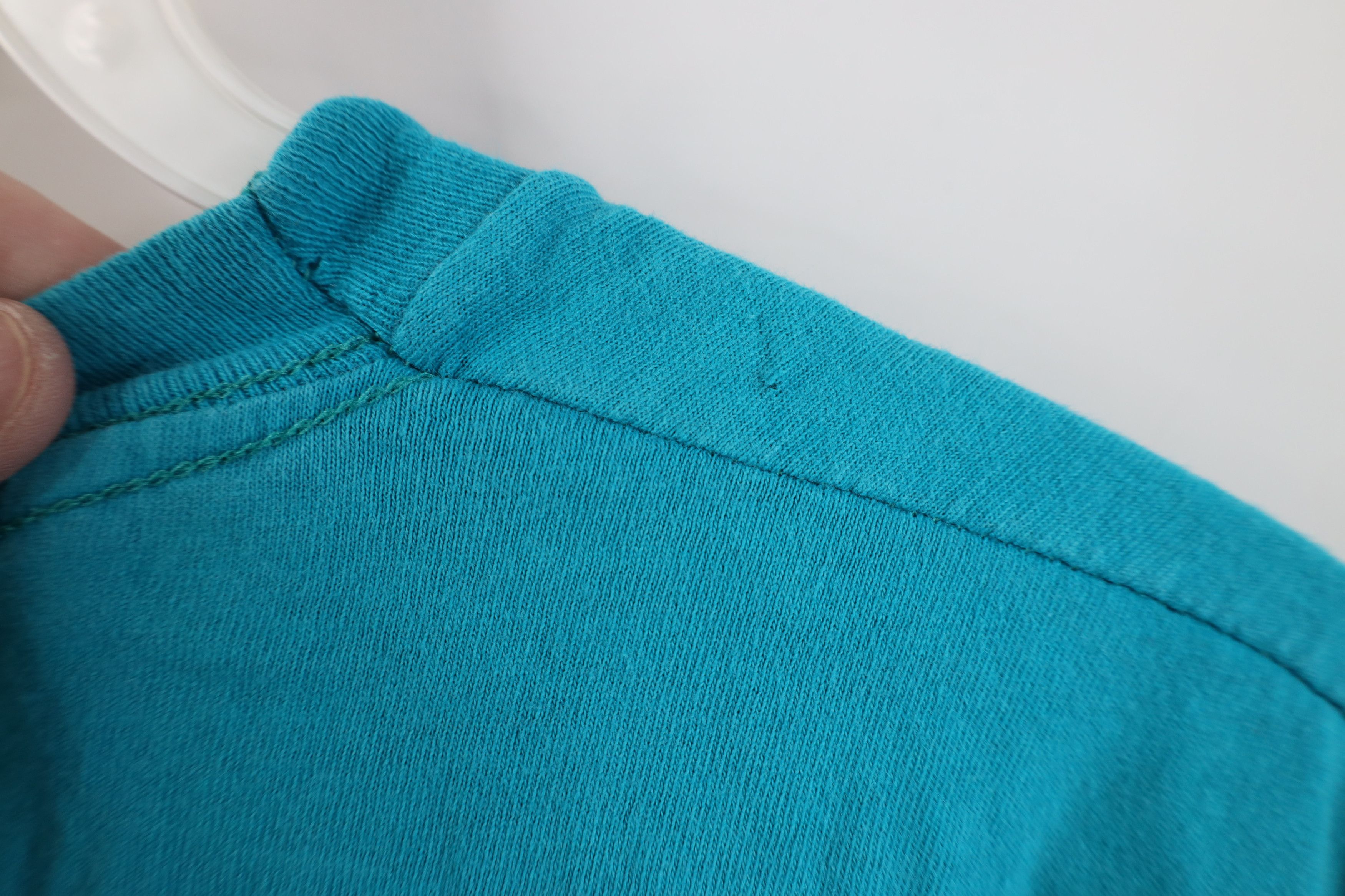 Vintage Vintage 90s Streetwear Short Sleeve T-Shirt Blue Cotton USA Size US XL / EU 56 / 4 - 10 Thumbnail