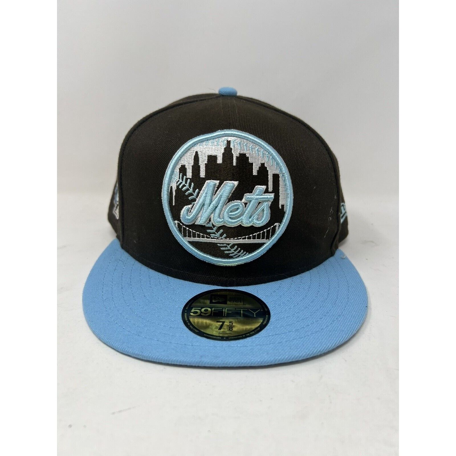 New Era 59Fifty Fitted Hat Size 7 5/8 Men's MLB NY Mets Muddy Waters Size ONE SIZE - 1 Thumbnail