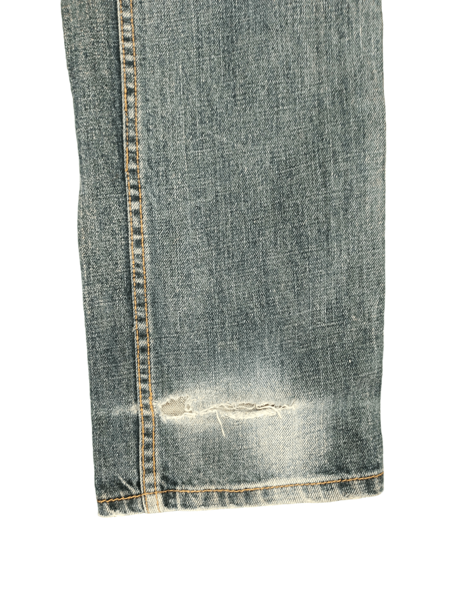 Comme des Garcons × Undercover Made In Heaven Distress Spiral Cut Denim Jean Y2k Streetwear Size US 33 - 16 Thumbnail
