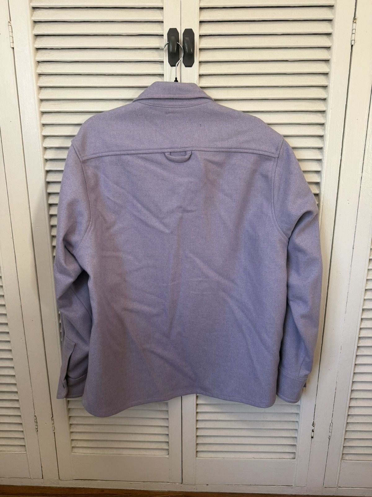 A.P.C. Lavender Wool Shirtjacket Size US L / EU 52-54 / 3 - 2 Thumbnail