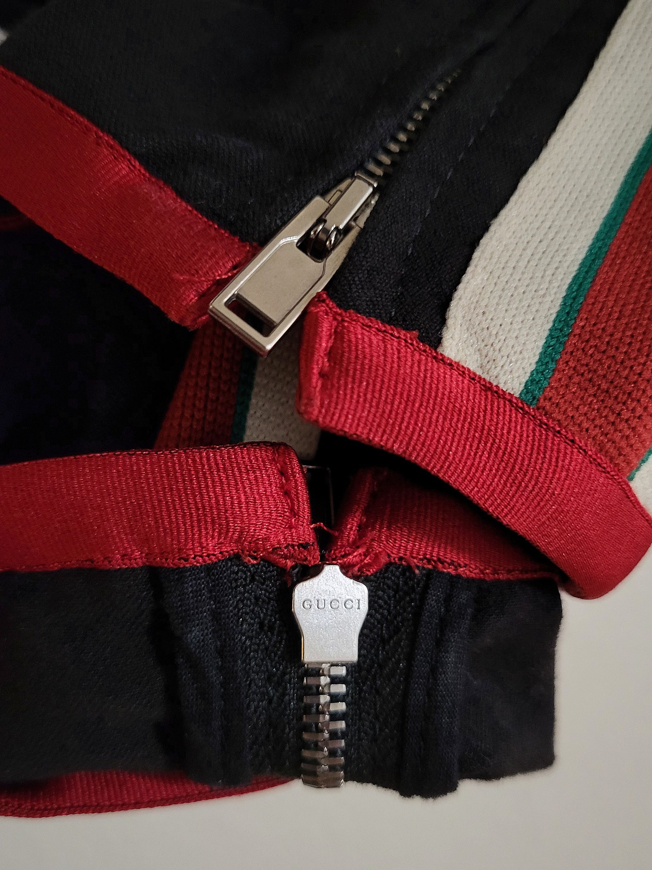 Gucci $1200 Side Stripe Logo Gabardine Stretch Pants Size US 30 / EU 46 - 4 Thumbnail