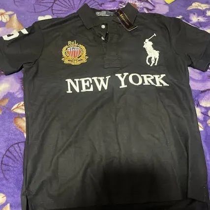 Polo Ralph Lauren Black Vintage Polo Size US M / EU 48-50 / 2 - 1 Thumbnail