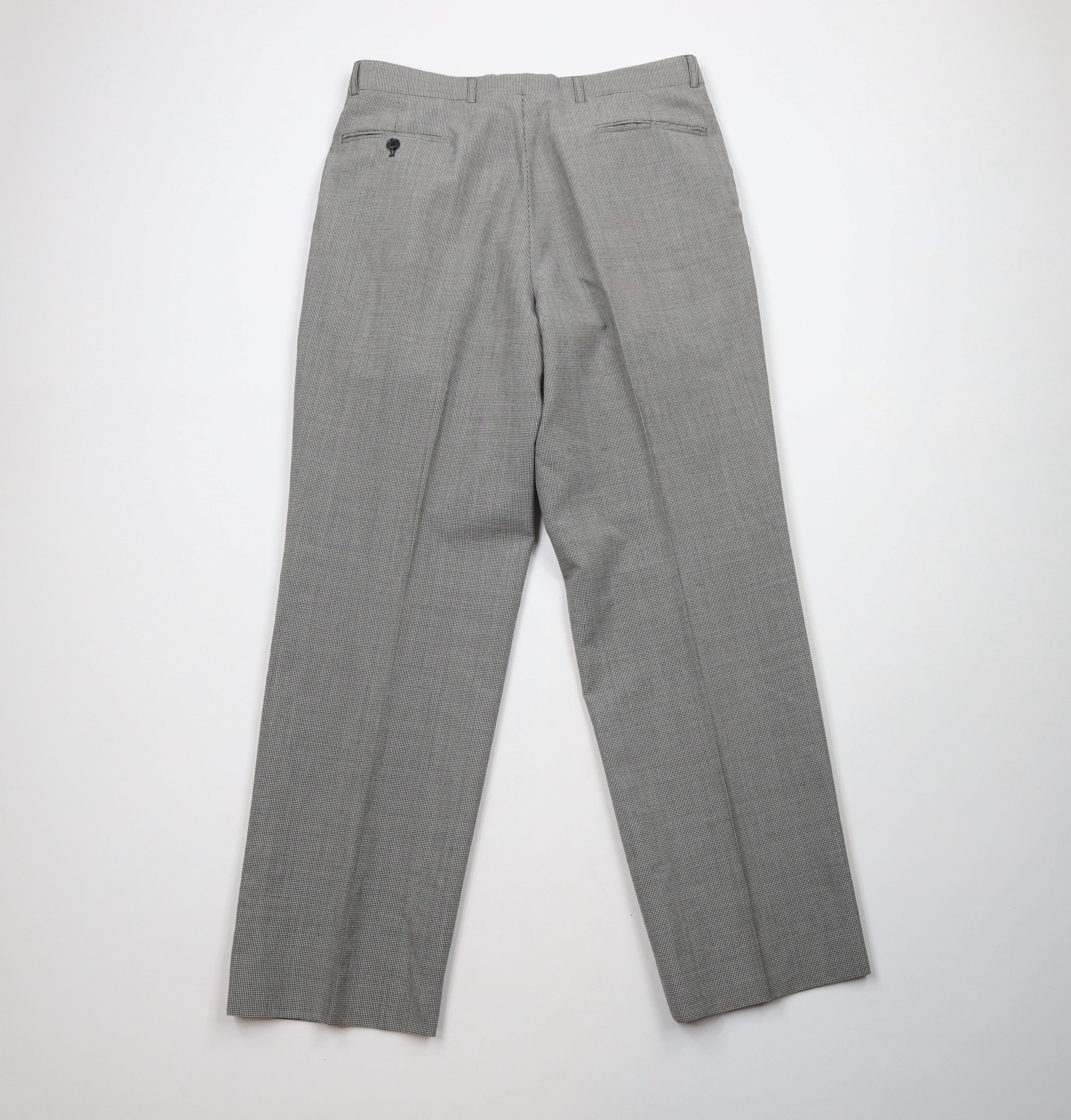 Vintage Vintage 70s Streetwear Wide Leg Chino Pants Houndstooth Size US 32 / EU 48 - 8 Thumbnail