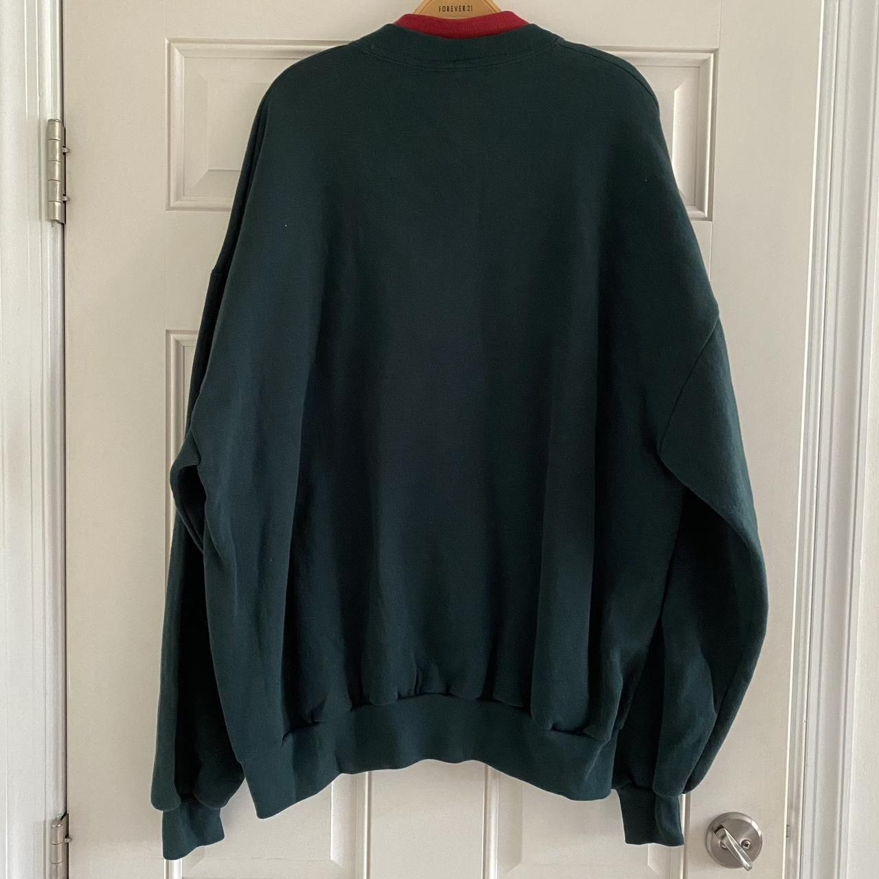 Vintage Vintage 90s Christmas Crewneck Sweatshirt Santa Novelty Red Size XXL / US 16-18 / IT 52-54 - 8 Thumbnail