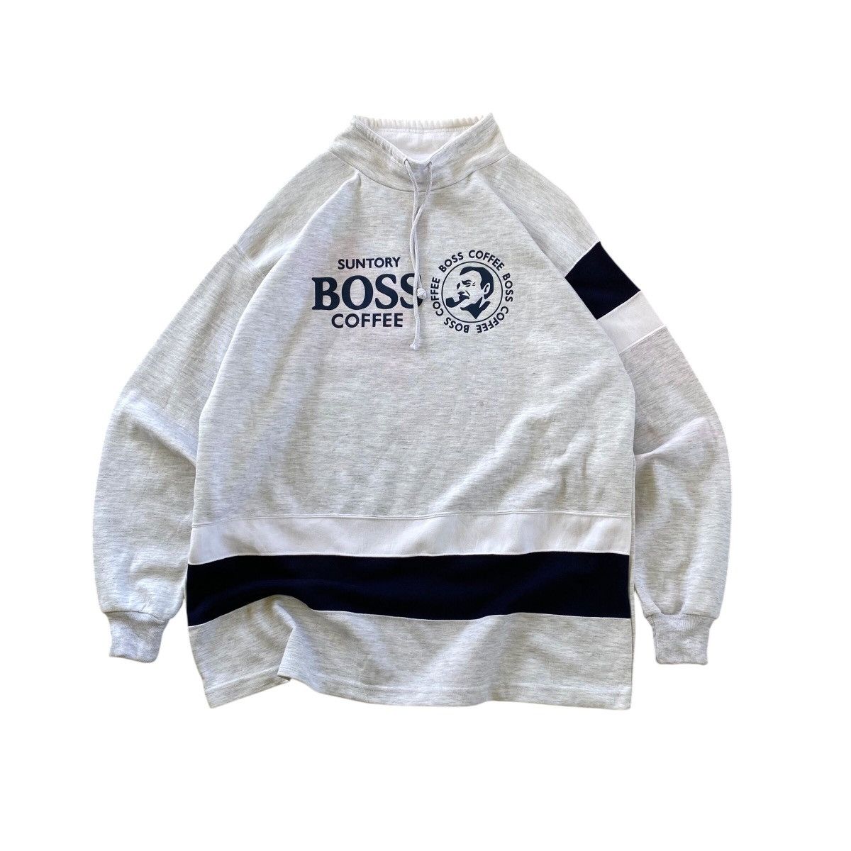 Japanese Brand × Vintage Suntory BOSS Coffee Pullover Sweatshirt Size US XL / EU 56 / 4 - 1 Thumbnail