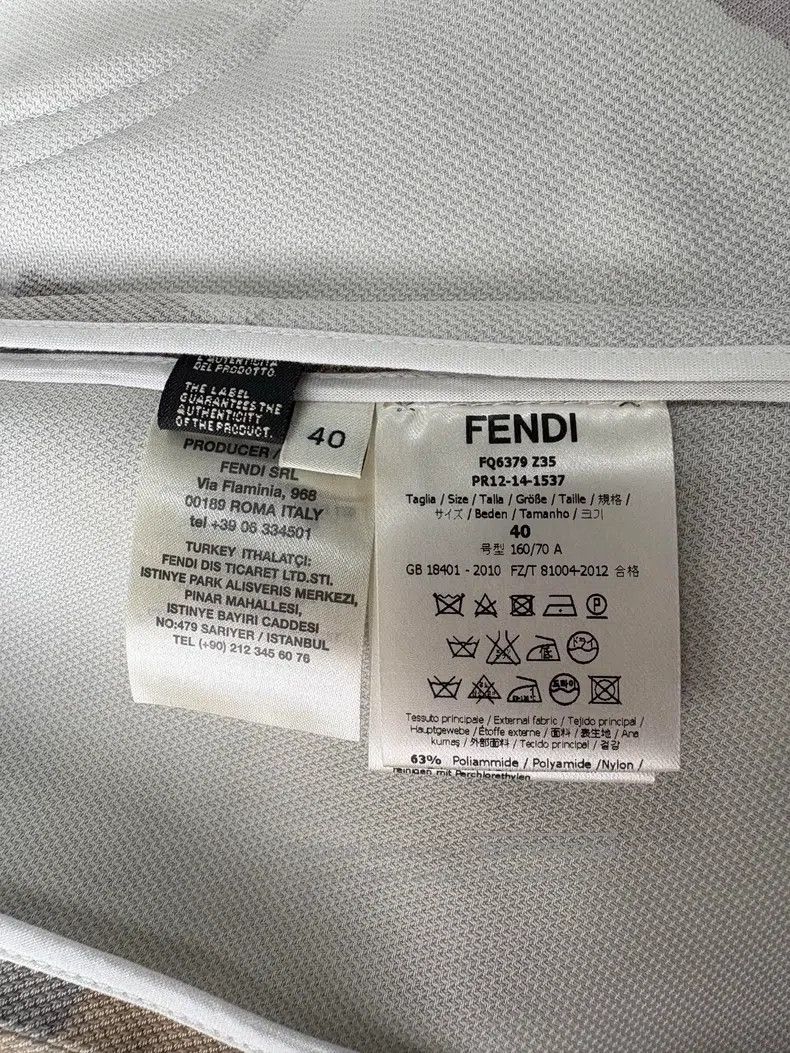 Fendi Fendi Abstract ink wash print panelled long skirt Size 26" / US 2 / IT 38 - 8 Thumbnail