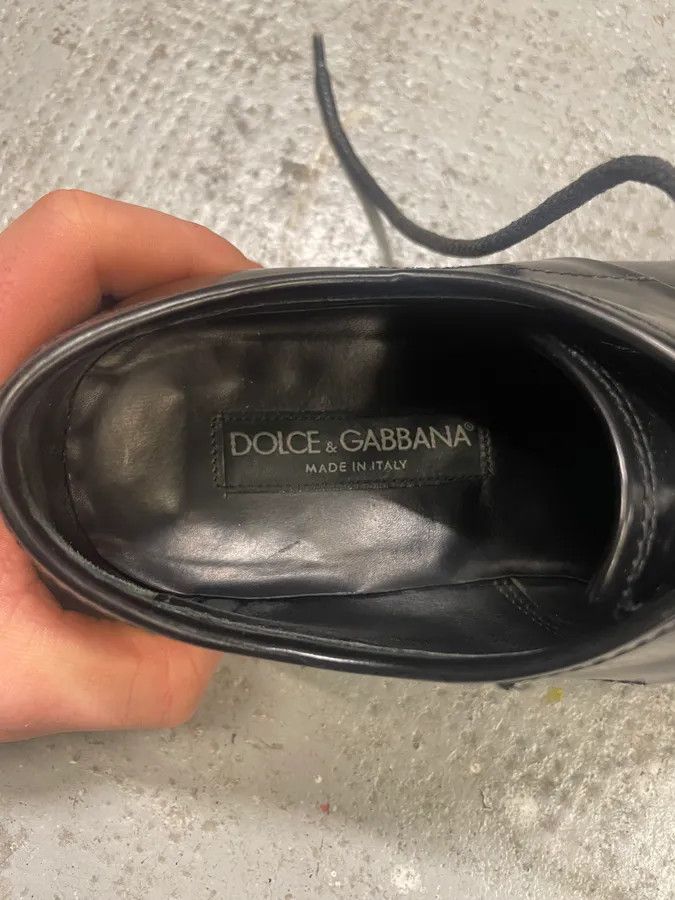 Dolce & Gabbana Dolce & Gabbana Bunny Black Leather Loafers Size US 7.5 / IT 37.5 - 8 Thumbnail