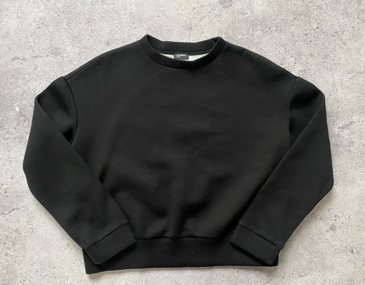 Jil Sander × Uniqlo Jil Sander Navy Sweater Made in Italy Modal Soft Crewneck Jumper Size M / US 6-8 / IT 42-44 - 1 Thumbnail