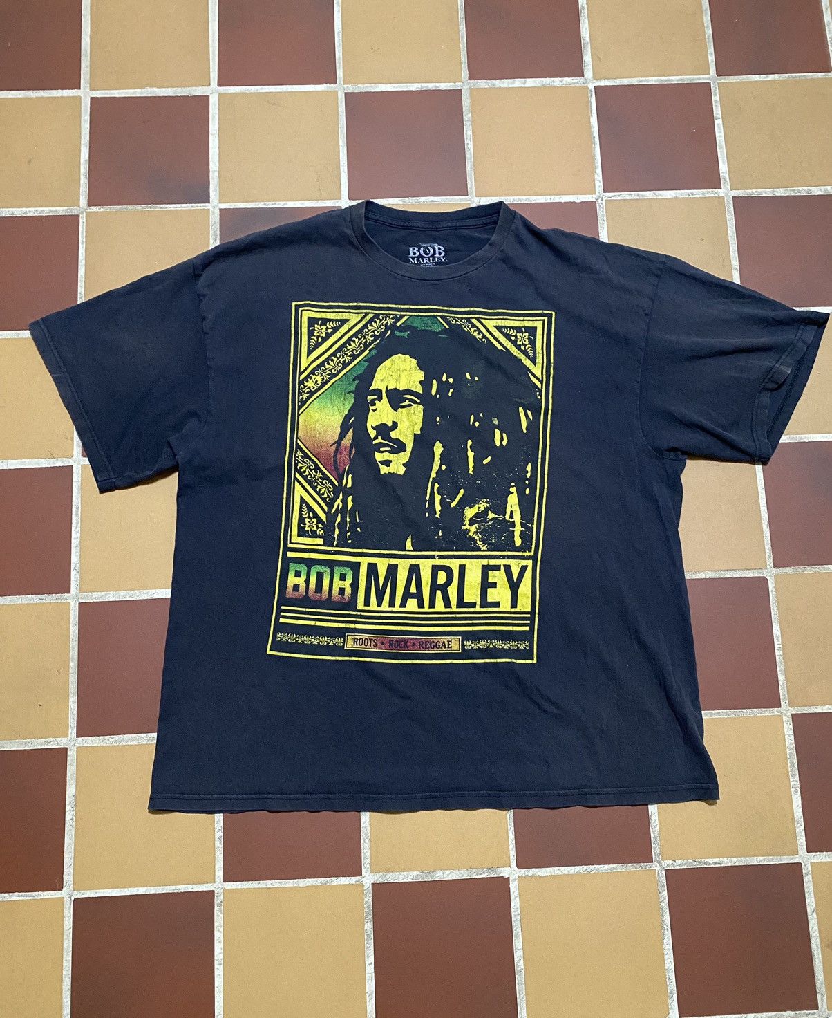 Band Tees × Bob Marley × Vintage Vintage Bob Marley T-Shirt Size US XXL / EU 58 / 5 - 1 Thumbnail