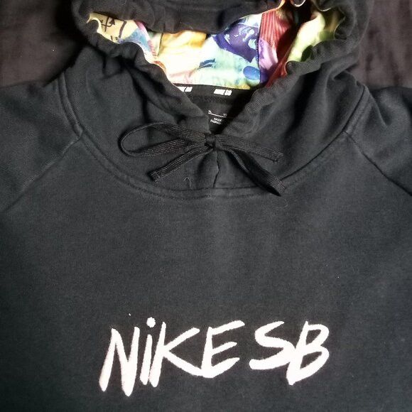 Nike SB Vintage Y2K Nike SB Spell Out Hoodie Sweatshirt Size US XL / EU 56 / 4 - 1 Thumbnail