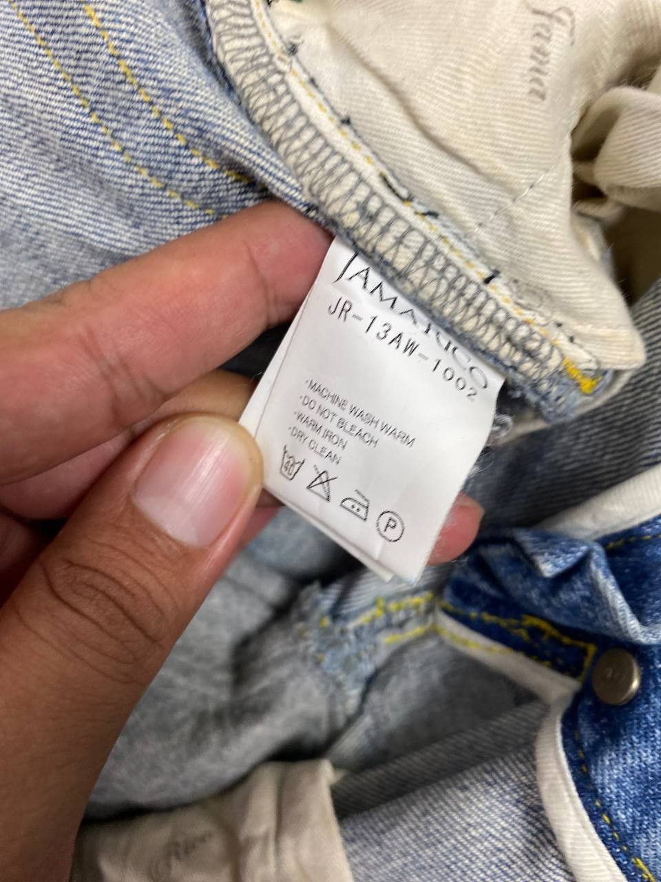 Japanese Brand jama rico japanese brand skinny denim Size 33" - 12 Thumbnail