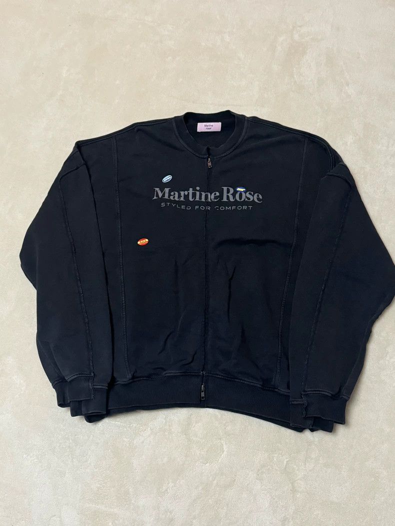 Martine Rose Martine Rose Letter printed zipper hoodie Size US S / EU 44-46 / 1 - 1 Thumbnail