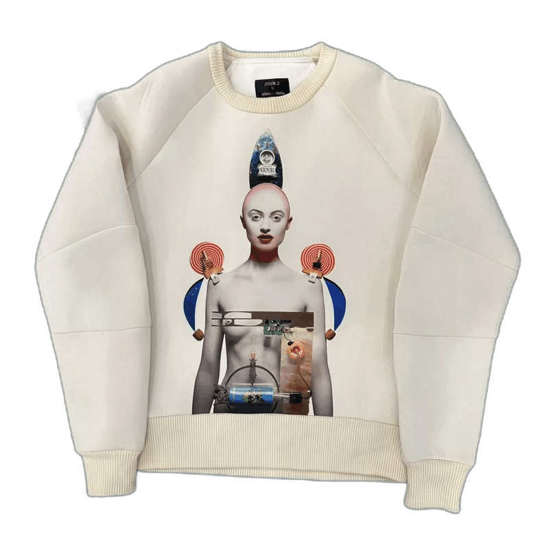 Juun.J Juun.J Sweatshirt with Unique Graphic Design Size US L / EU 52-54 / 3 - 1 Thumbnail