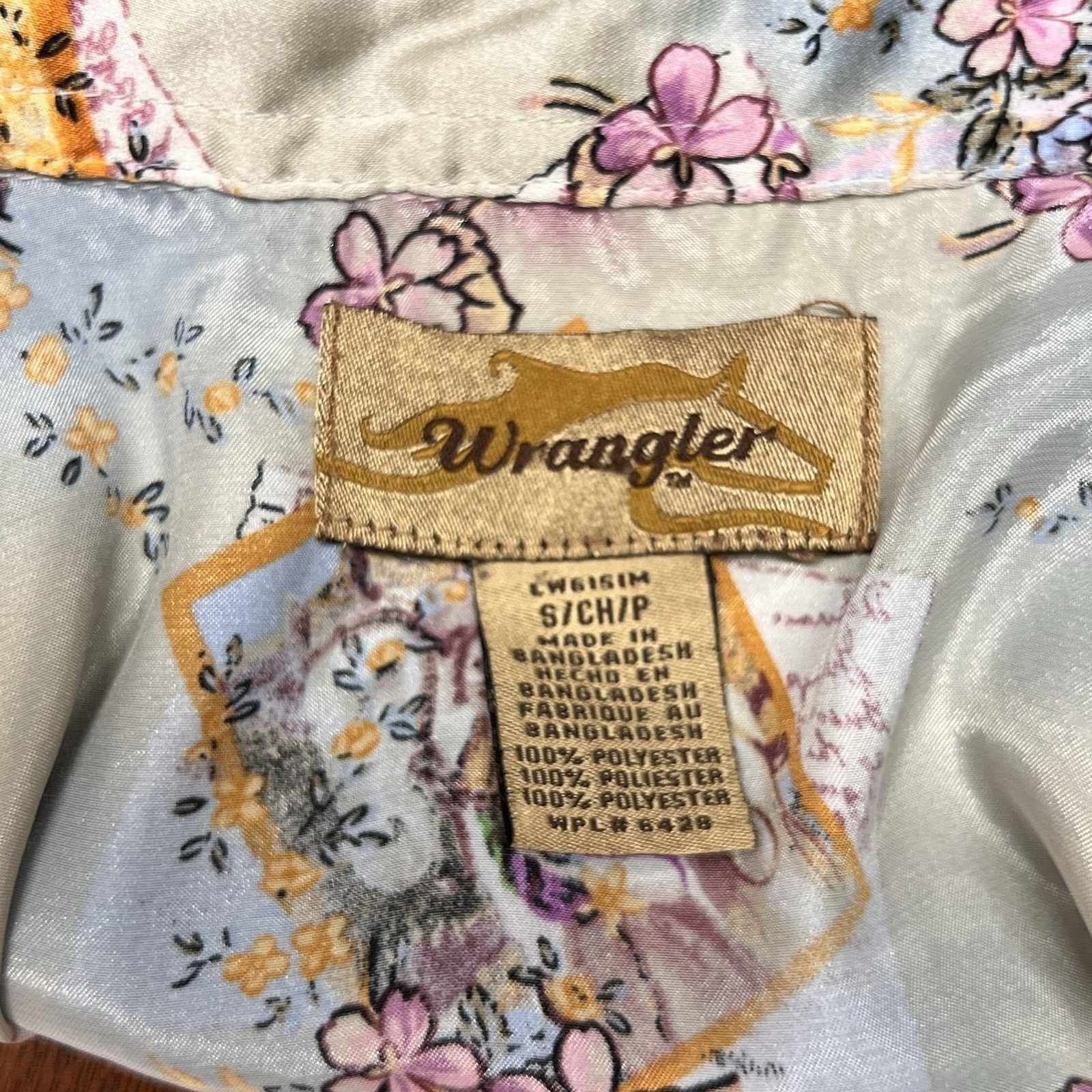Wrangler Vintage Wrangler Silky Pearl Snap Women’s Western Button Up Size S / US 4 / IT 40 - 3 Thumbnail