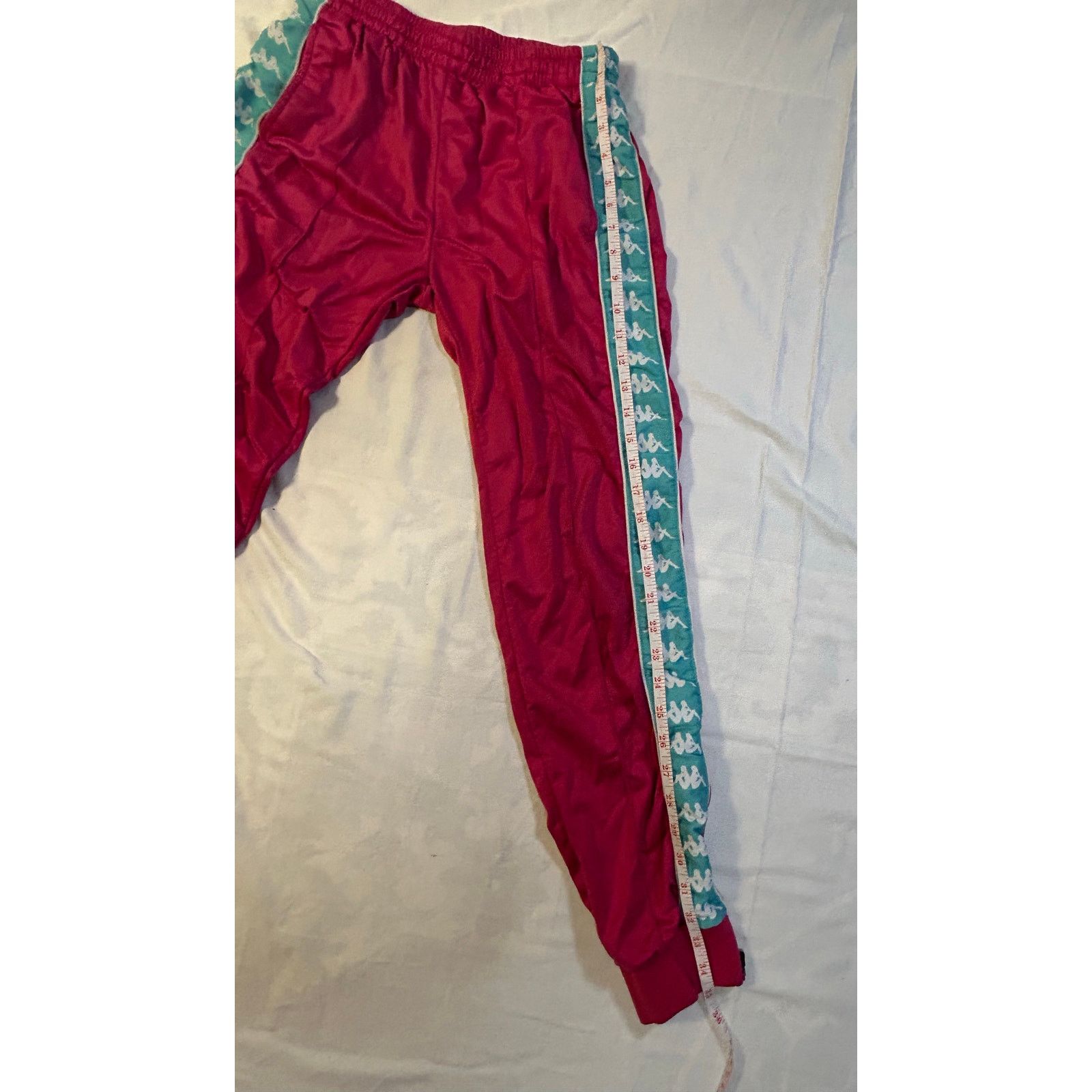 Kappa Kappa Iconic Track Joggers - Retro Red Aqua Women’s Size 0 Size 25" / US 0 / IT 36 - 10 Thumbnail