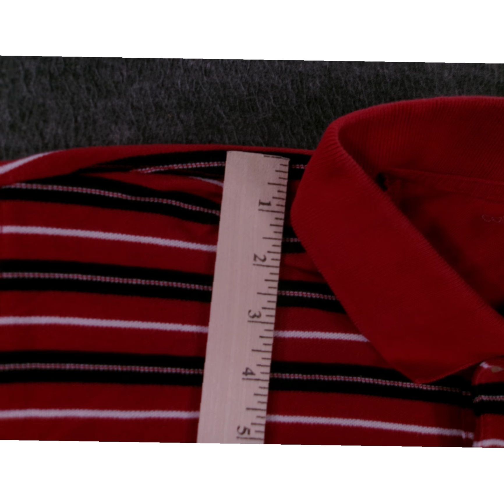 Vintage VINTAGE Covington Polo Shirt Men XL Red Striped Short Sleeve Casual Golf Preppy ClassicMens Size US XL / EU 56 / 4 - 4 Thumbnail