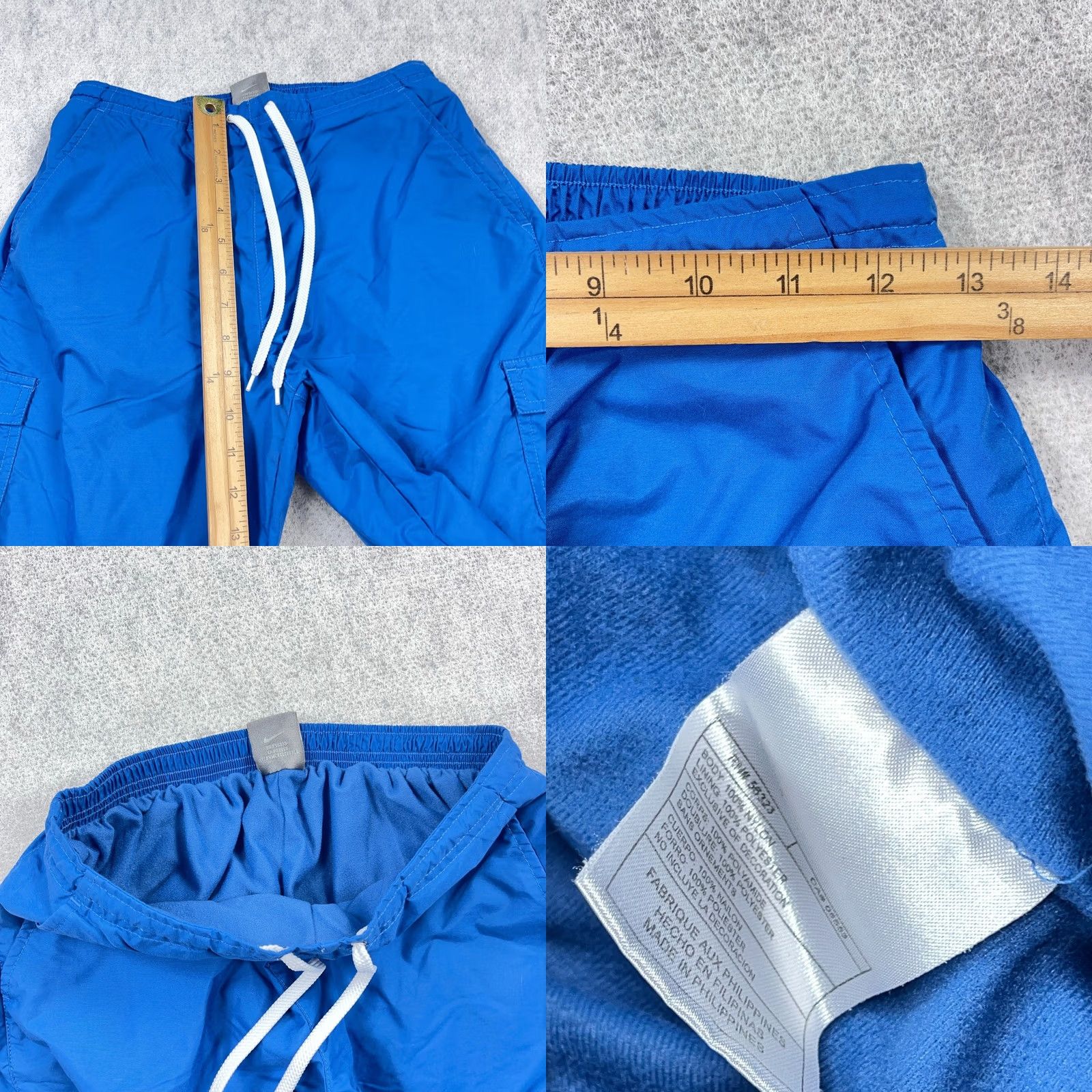Nike VINTAGE Nike Pants XL Blue Baggy Y2K 90s Track Suit Windbreakers 25x30 Women Size 40" / US 18 - 8 Thumbnail