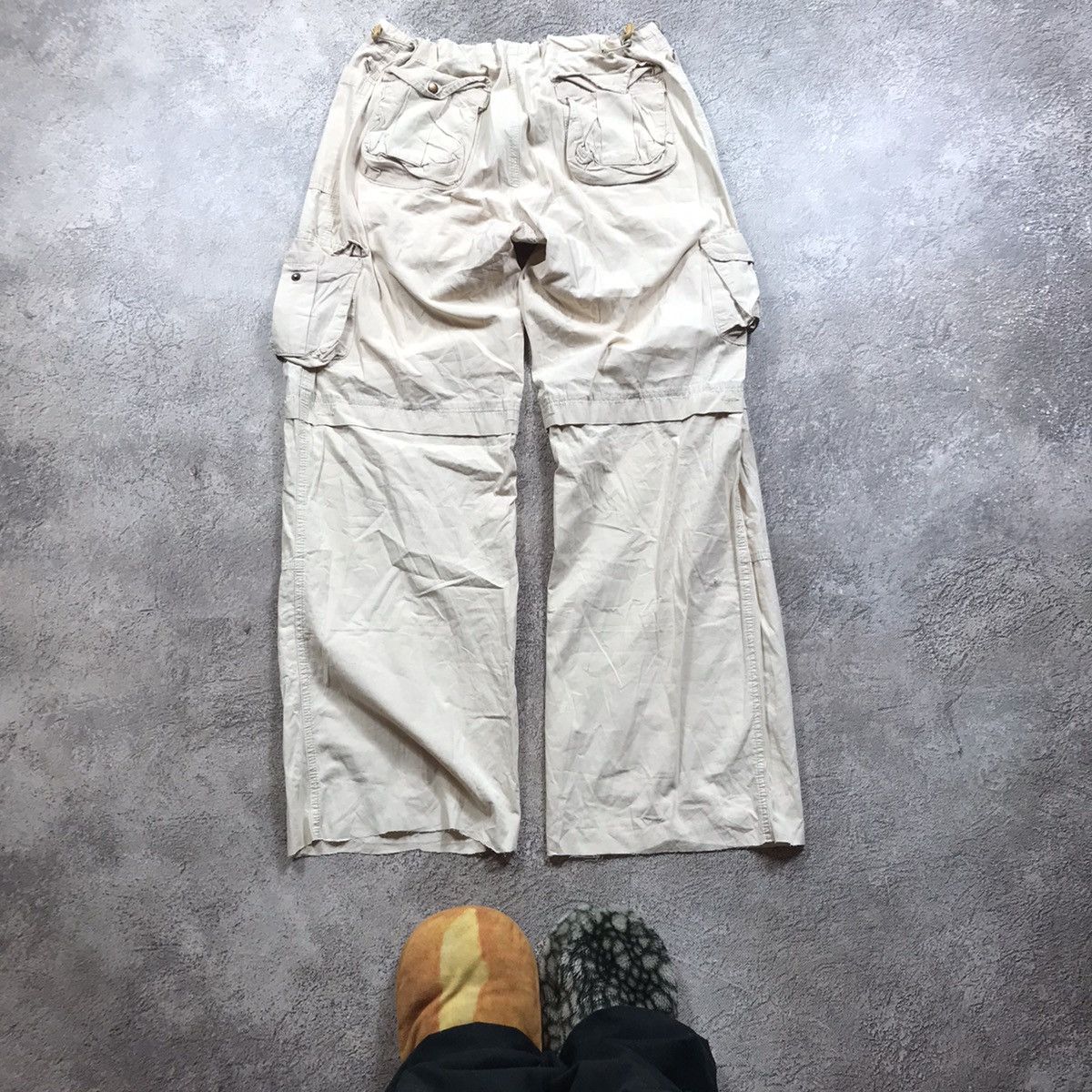 Vintage Vintage Y2K Baggy Cargo Pants Distressed Tactical Streetwear Size US 27 - 4 Thumbnail