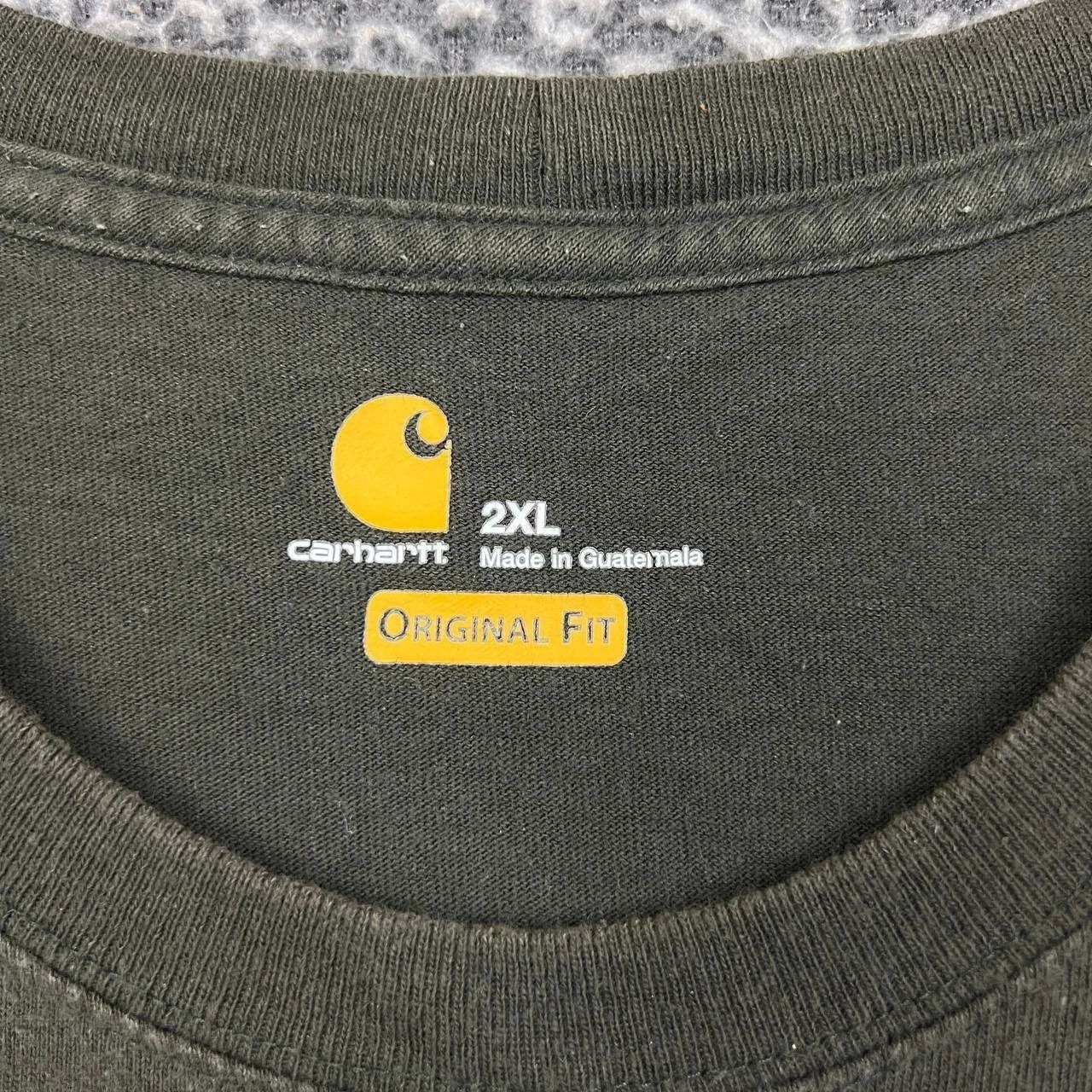 Carhartt Carhartt Shirt Men Black Original Fit Crew Neck Pocket 2XL Size US XXL / EU 58 / 5 - 2 Thumbnail