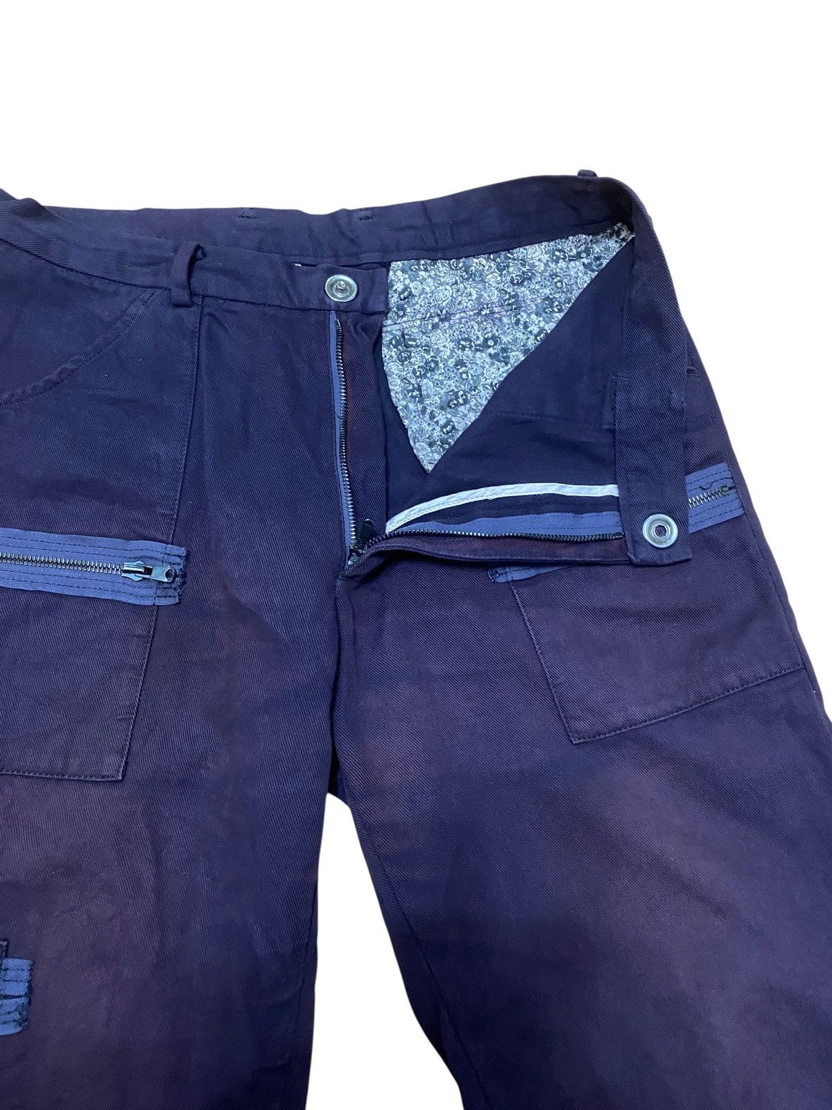 Number (N)ine 🔥Rarely🔥AW2003 number (n)ine bondage multizip pants sunfaded Size US 32 / EU 48 - 4 Thumbnail