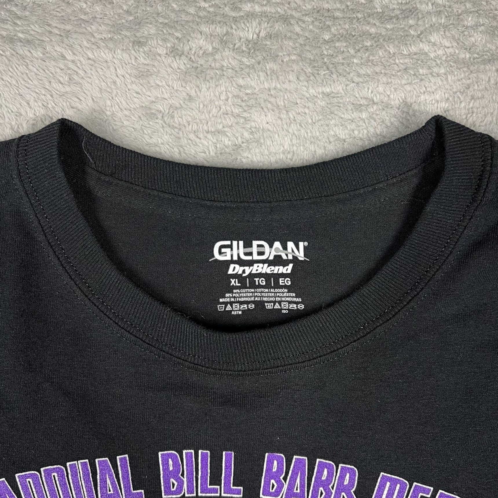 Gildan Bill Babb Memorial Demolition Derby T-Shirt Mens XL Black 3rd Annual 2015 Long Sleeve Size US XL / EU 56 / 4 - 3 Thumbnail