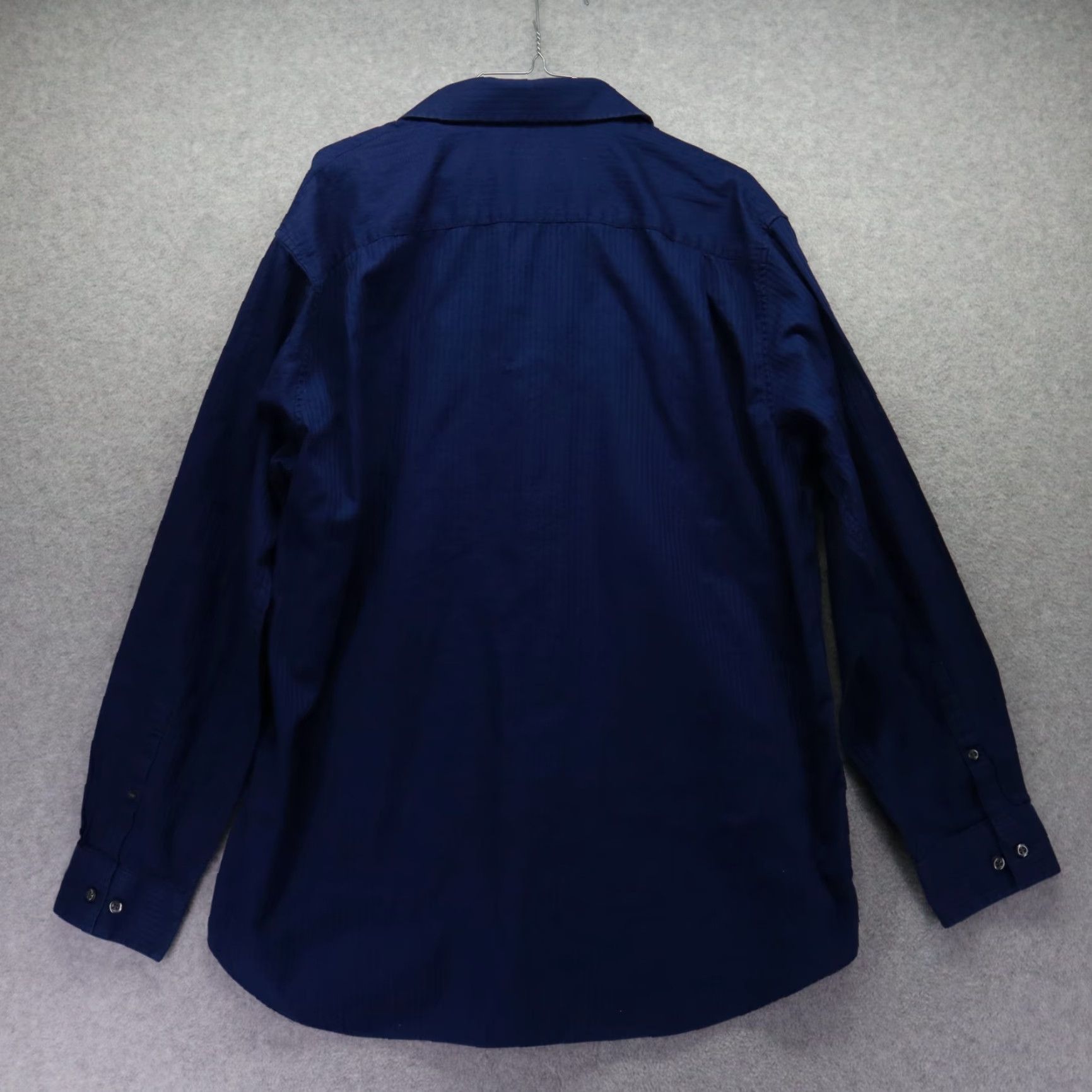 Vintage Apt 9 Shirt Mens XL Business Casual Dress Button-Up Blue Striped Long Sleeve Size US XL / EU 56 / 4 - 8 Thumbnail